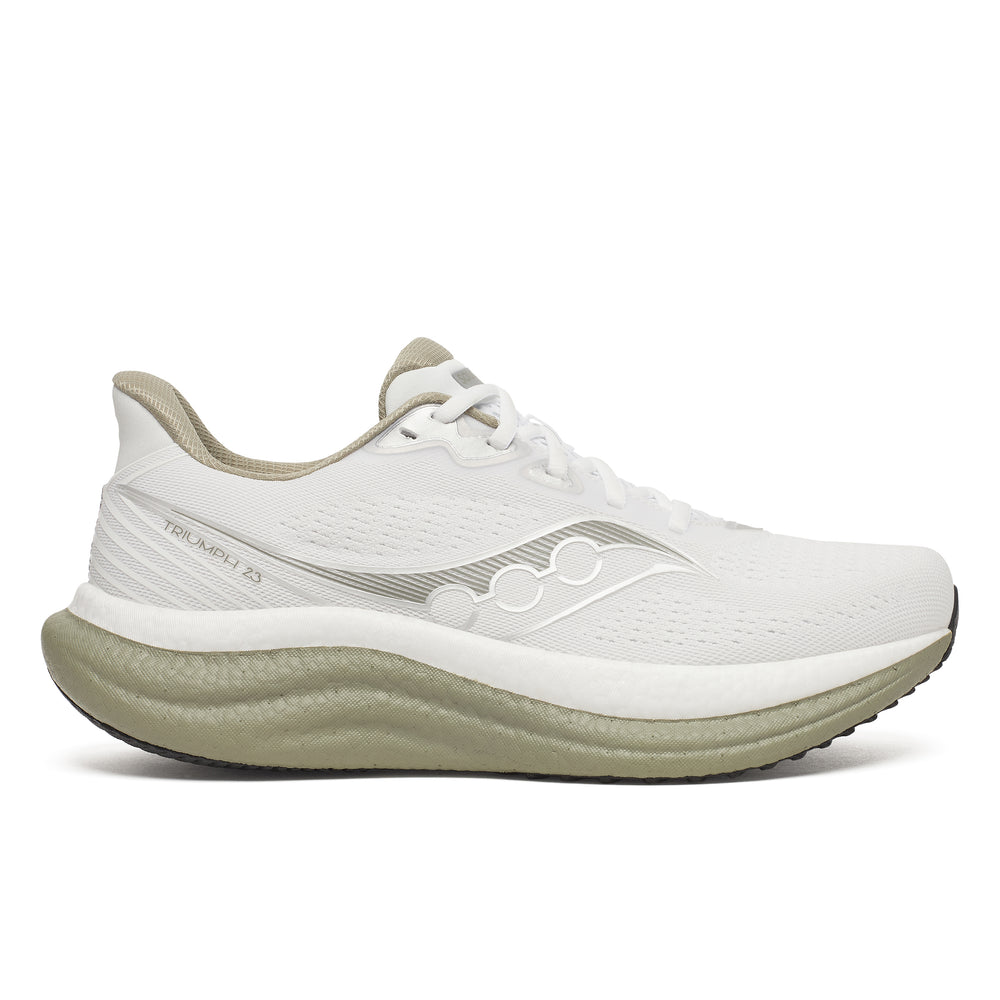 Saucony TRIUMPH 23 (Men's) WHITE/LAUREL