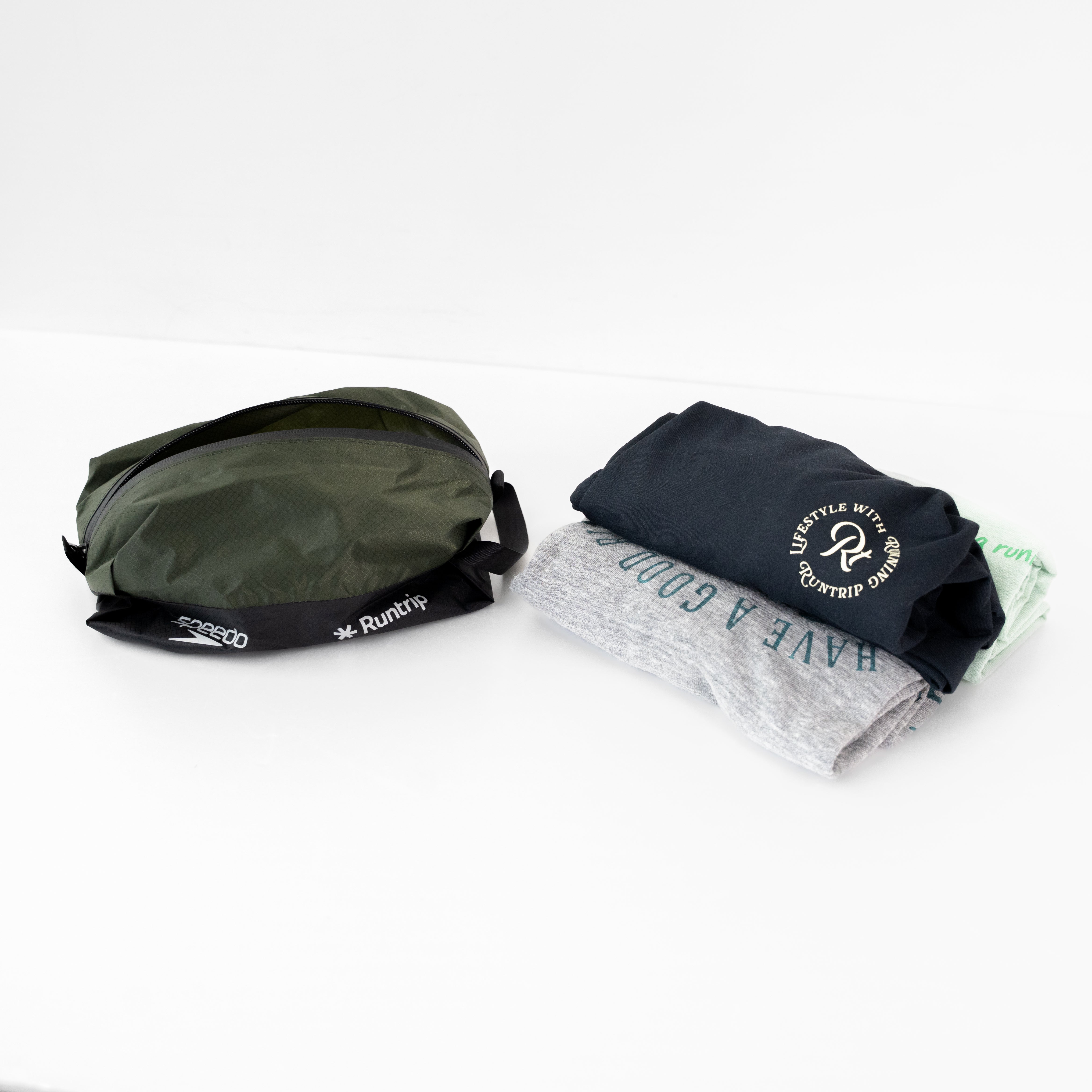 Runtrip × Speedo ウォータープルーフポーチ S