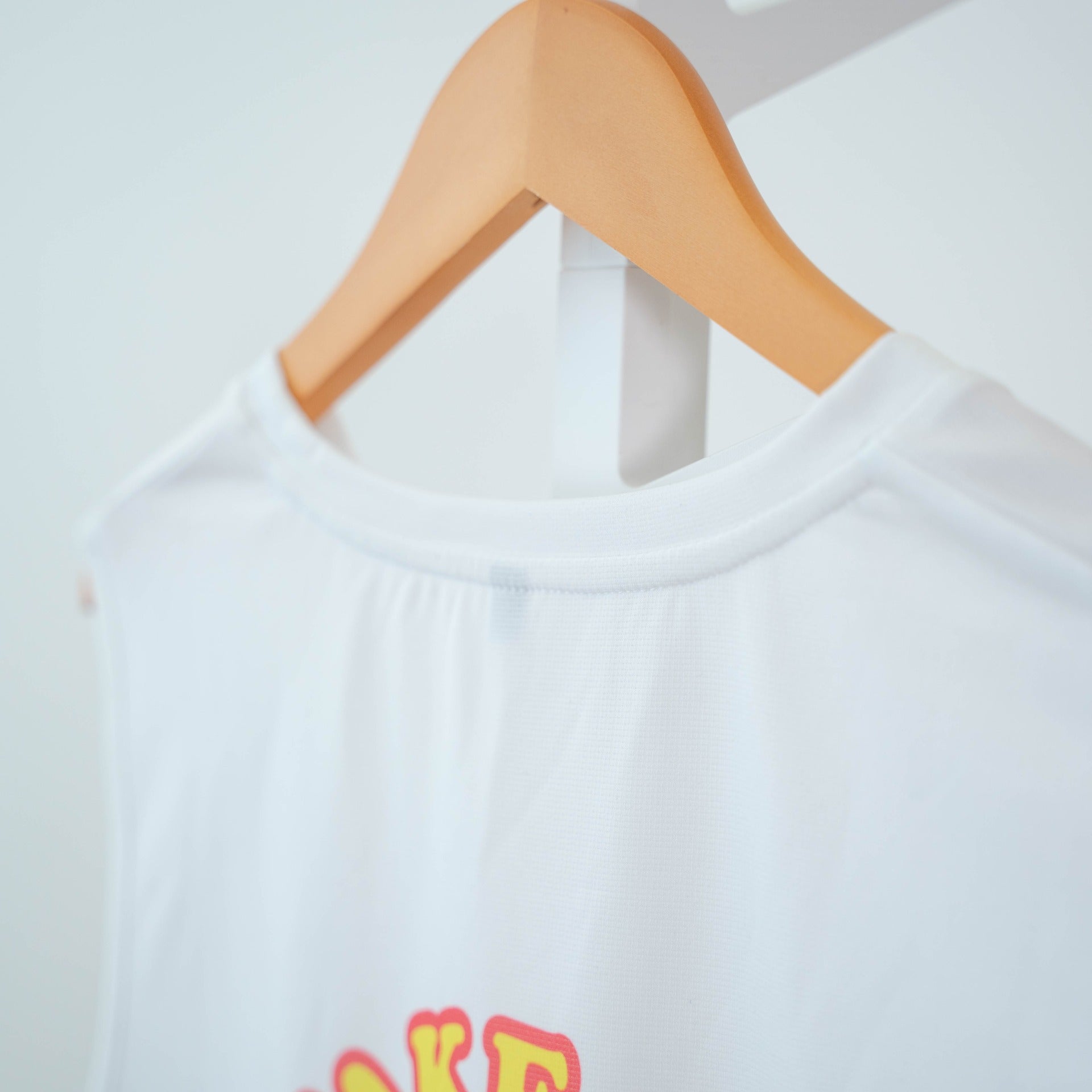 Style | DONUTS "TAKE A RISK" Sleeve-less Tee by JINGER (Men's White)
