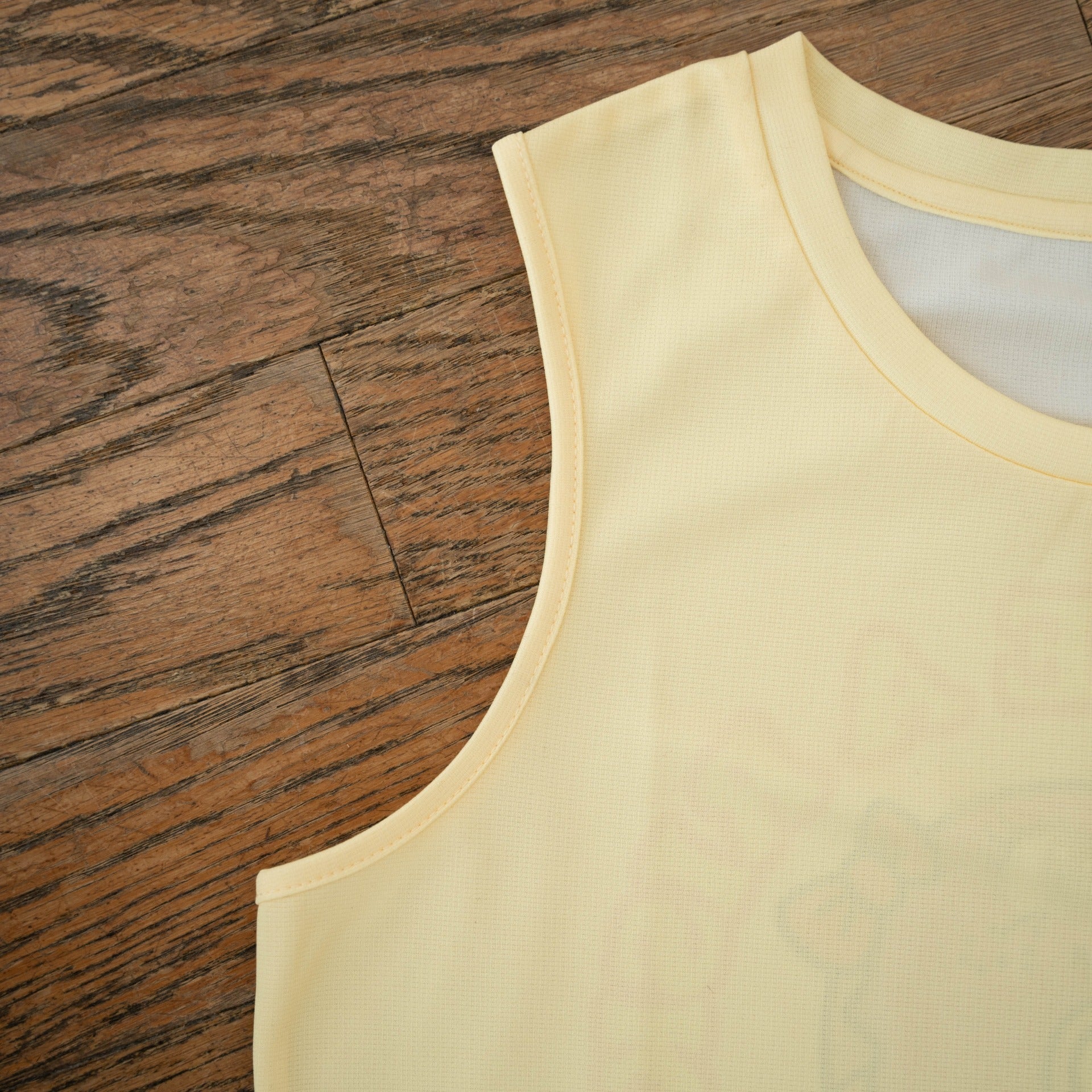 Style | DONUTS "TAKE A RISK" Sleeve-less Tee by JINGER (Women's Yellow)