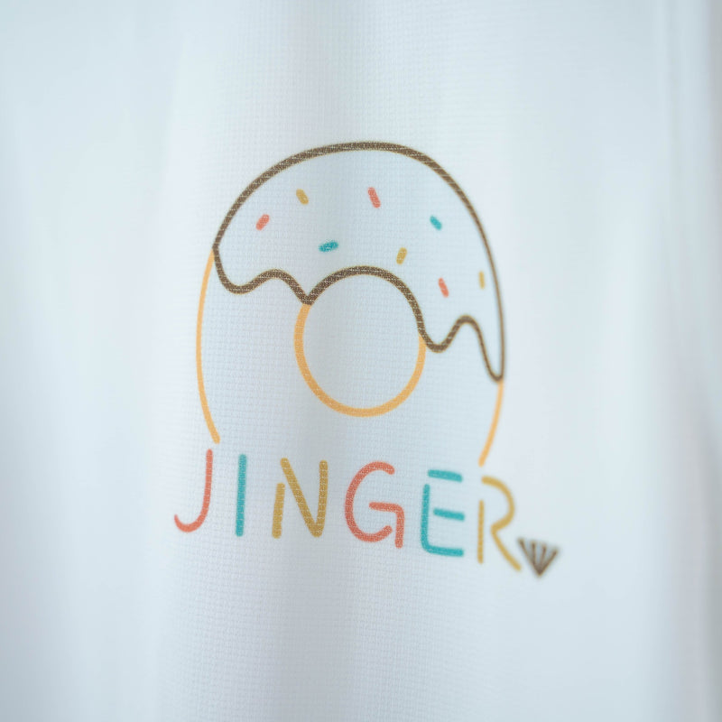 Style | DONUTS "TAKE A RISK" Sleeve-less Tee by JINGER (Men's White)