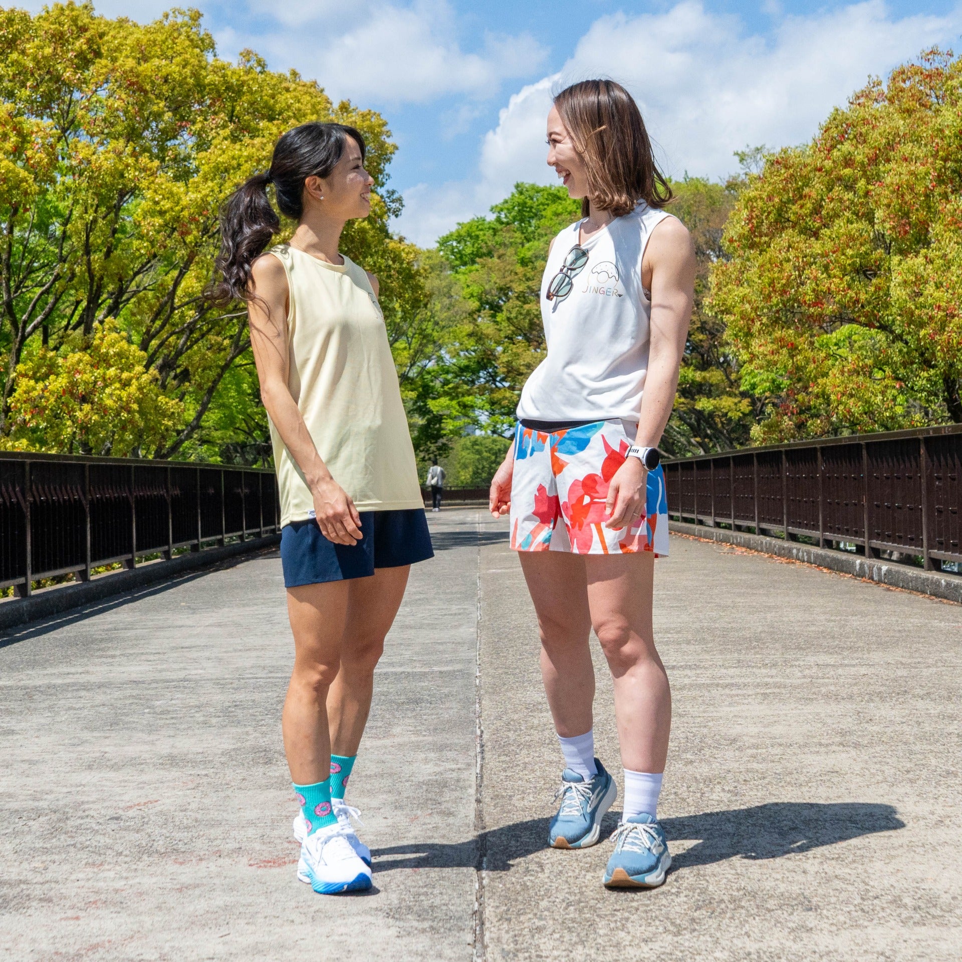 Style | DONUTS "TAKE A RISK" Sleeve-less Tee by JINGER (Men's White)