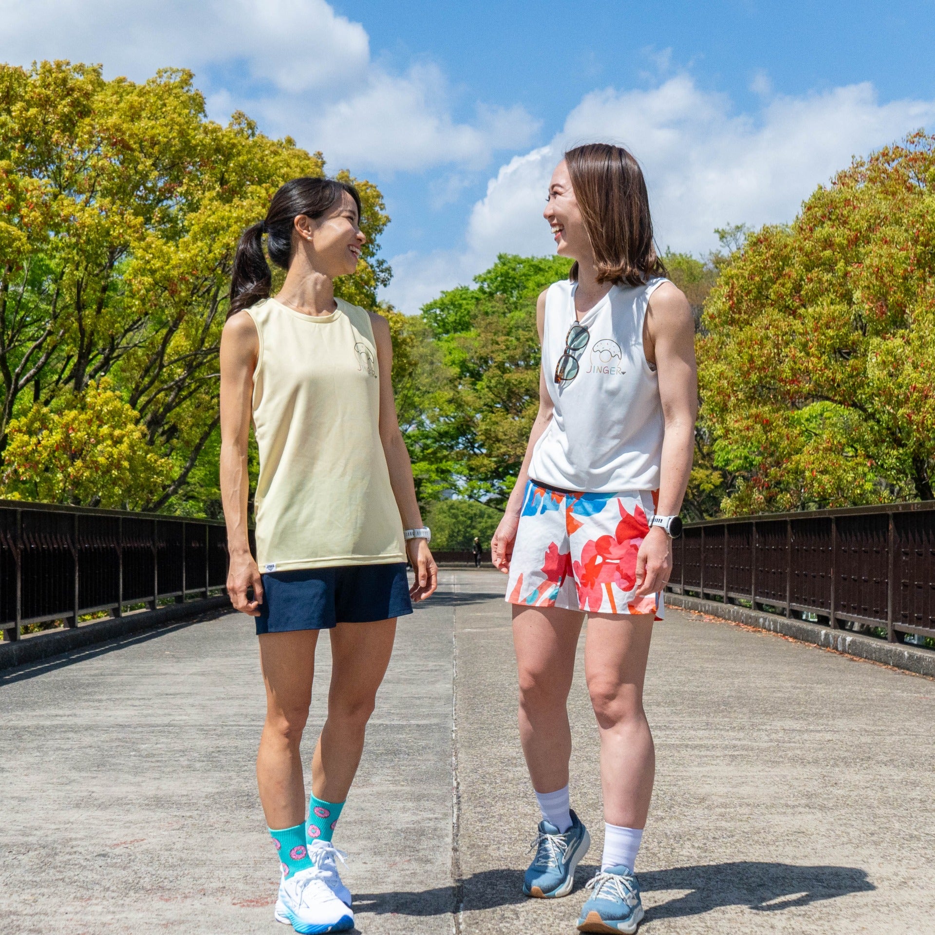 Style | DONUTS "TAKE A RISK" Sleeve-less Tee by JINGER (Men's White)
