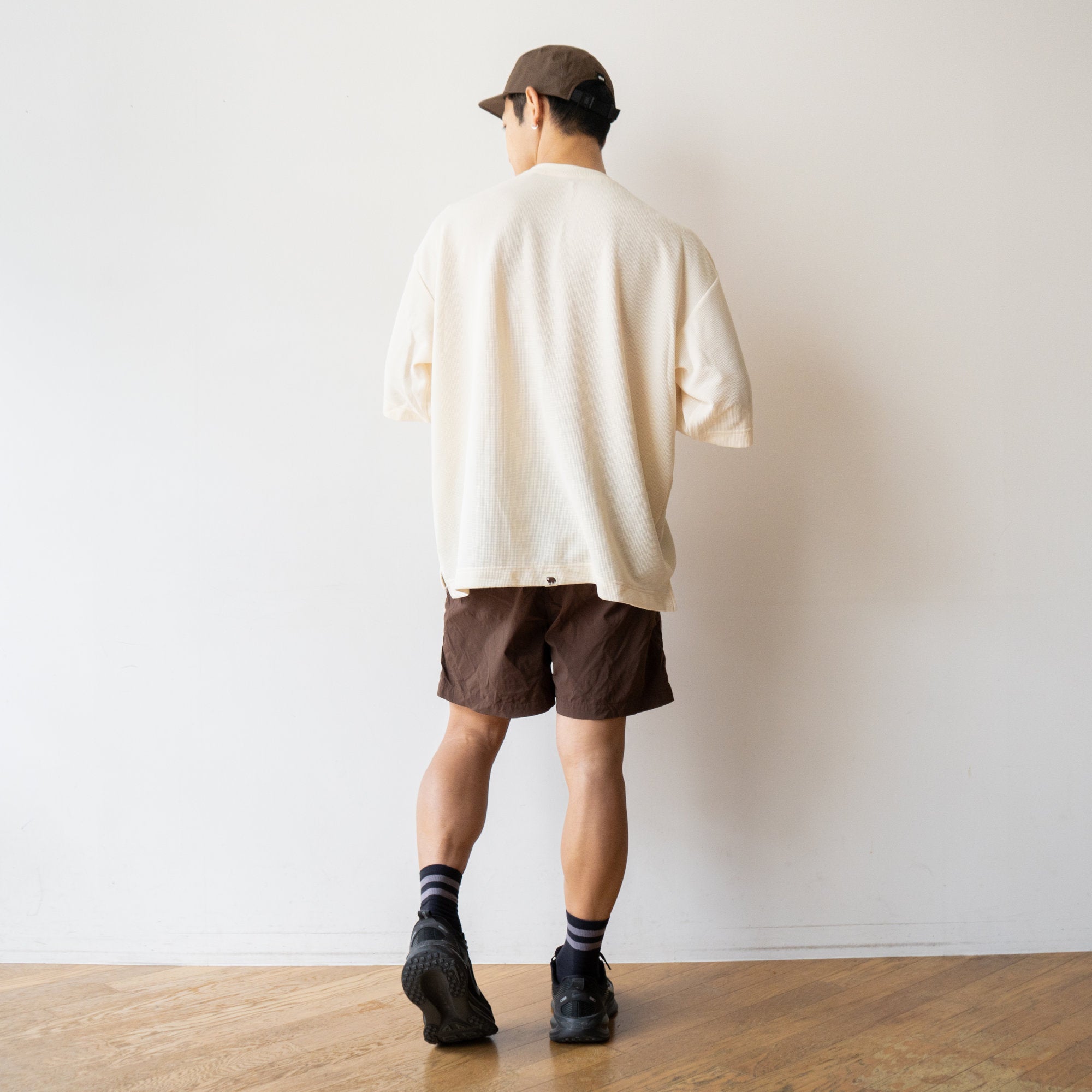 TANNUKI “RUNNING RADIO” Waffle Big Tee