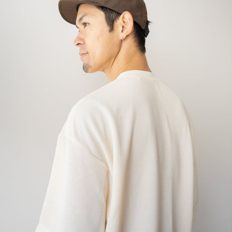 TANNUKI “RUNNING RADIO” Waffle Big Tee