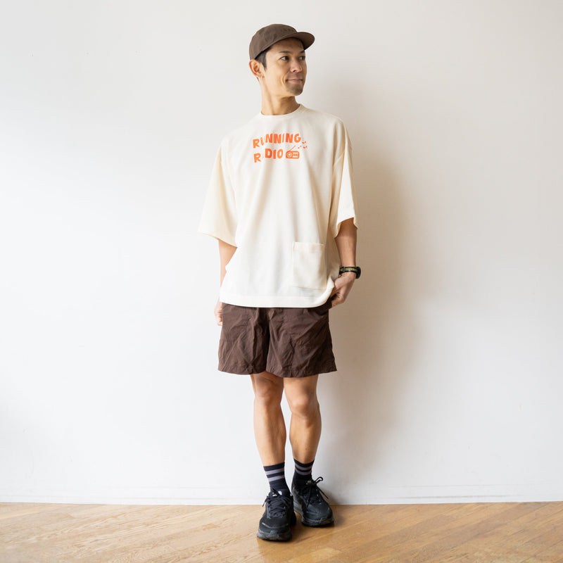 TANNUKI “RUNNING RADIO” Waffle Big Tee