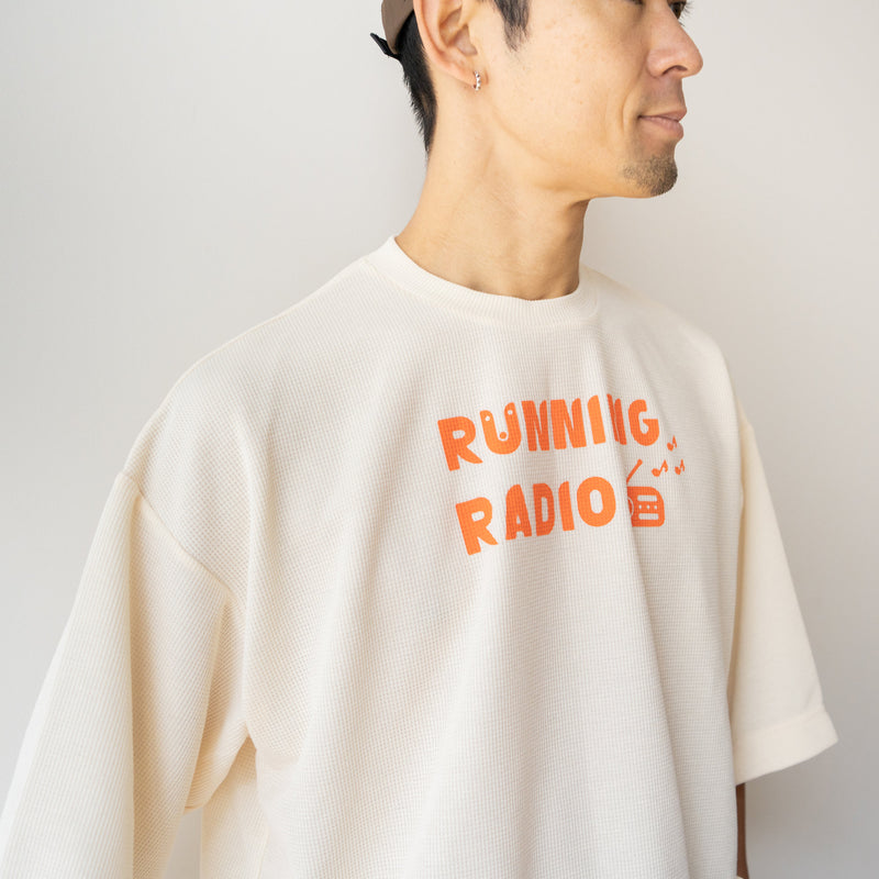 TANNUKI “RUNNING RADIO” Waffle Big Tee
