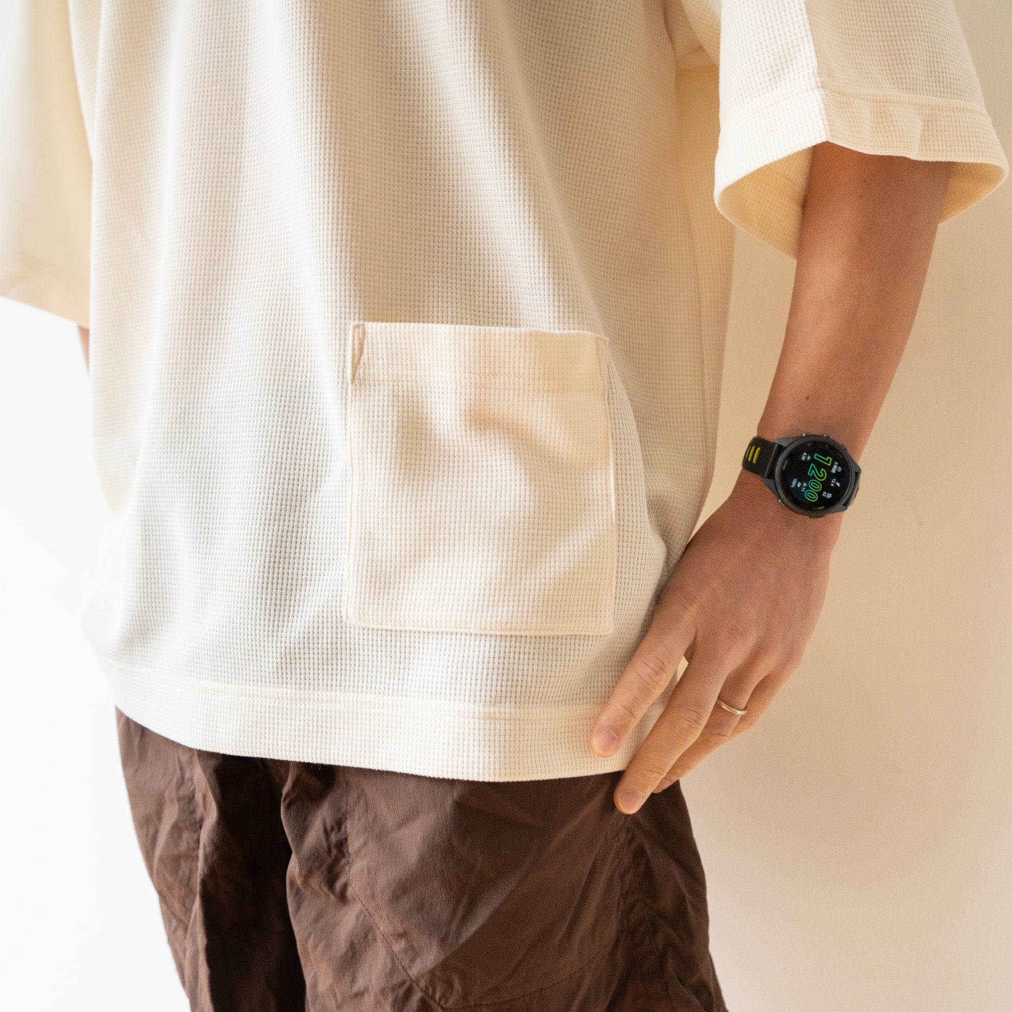 TANNUKI “RUNNING RADIO” Waffle Big Tee