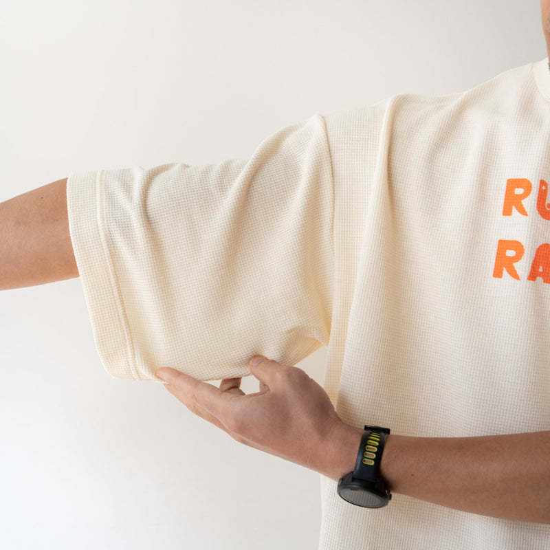 TANNUKI “RUNNING RADIO” Waffle Big Tee