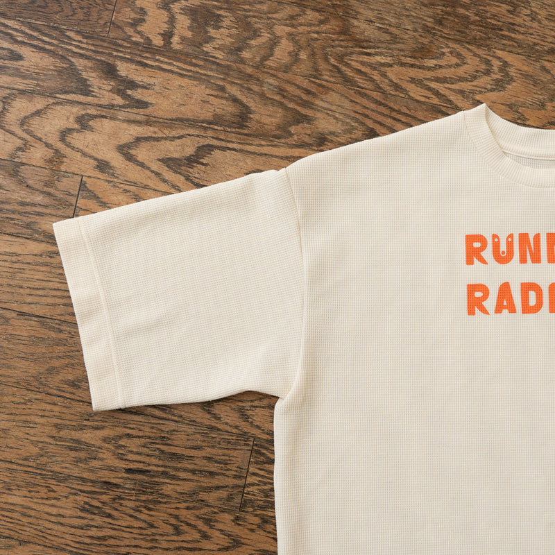 TANNUKI “RUNNING RADIO” Waffle Big Tee
