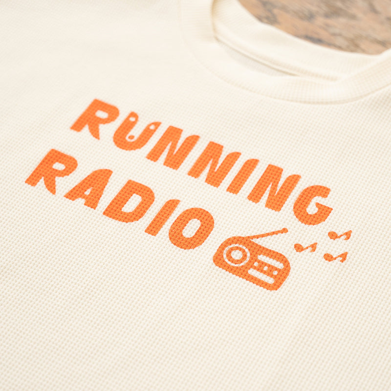 TANNUKI “RUNNING RADIO” Waffle Big Tee