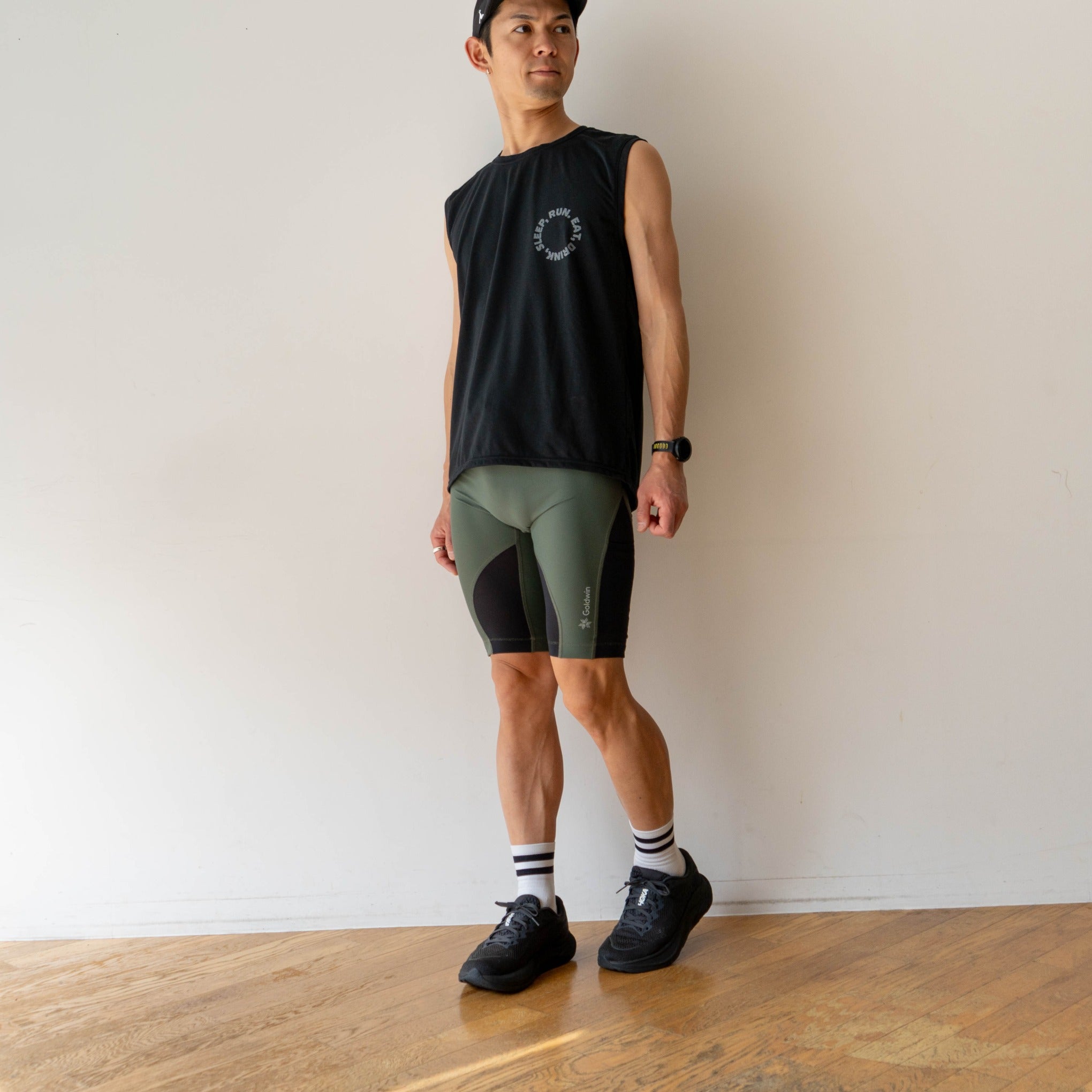 Goldwin C3fit | インパクトエアーカーゴハーフタイツ (Men's)