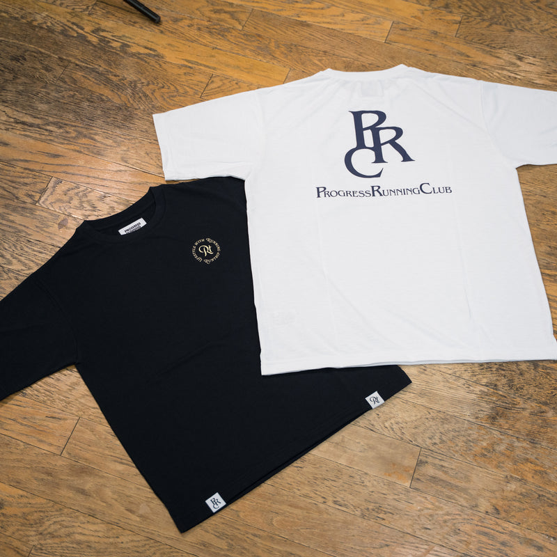 Runtrip × PROGRESS RUNNING CLUB "PRC BADGE LOGO" Rt Logo Tee