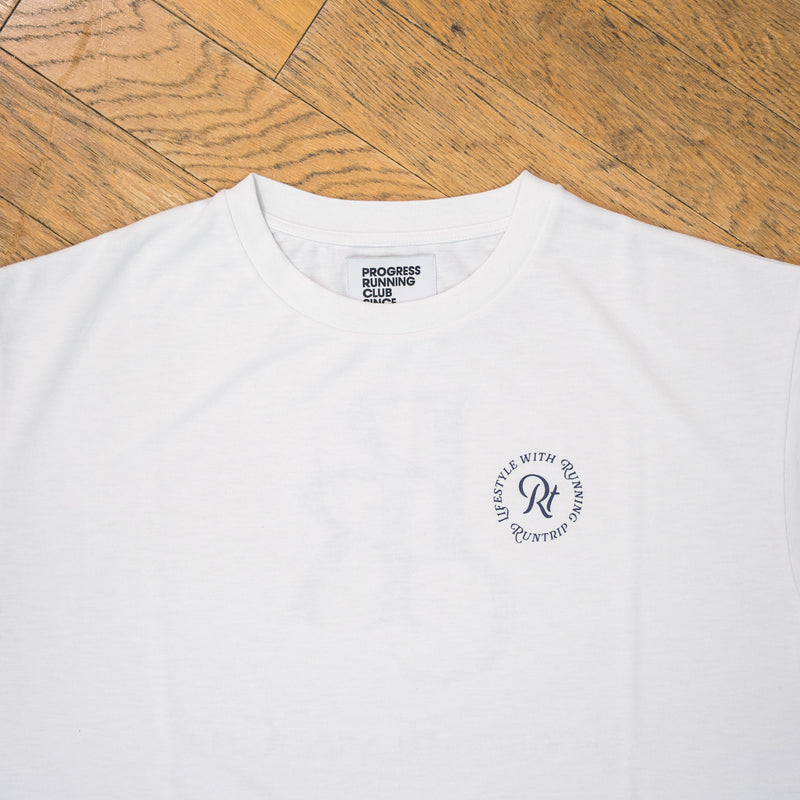 Runtrip × PROGRESS RUNNING CLUB "PRC BADGE LOGO" Rt Logo Tee