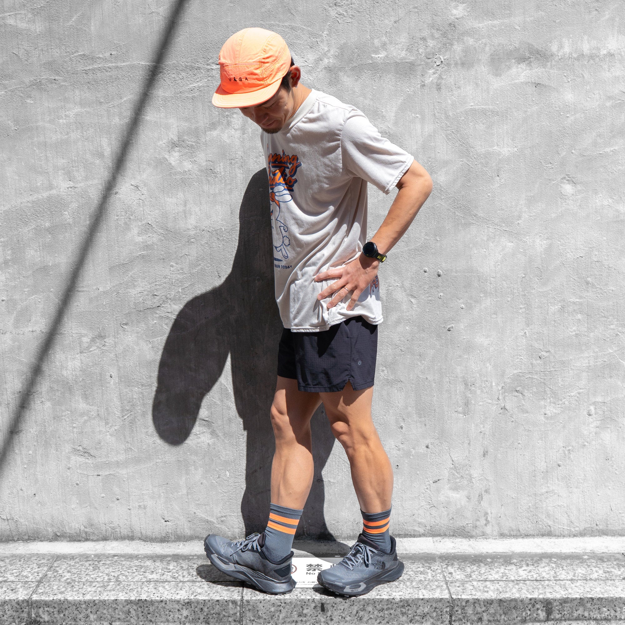 ランラジ × RETO | RUNNING SOCKS MIDDLE LENGTH ver.1.5（ステッカー付）