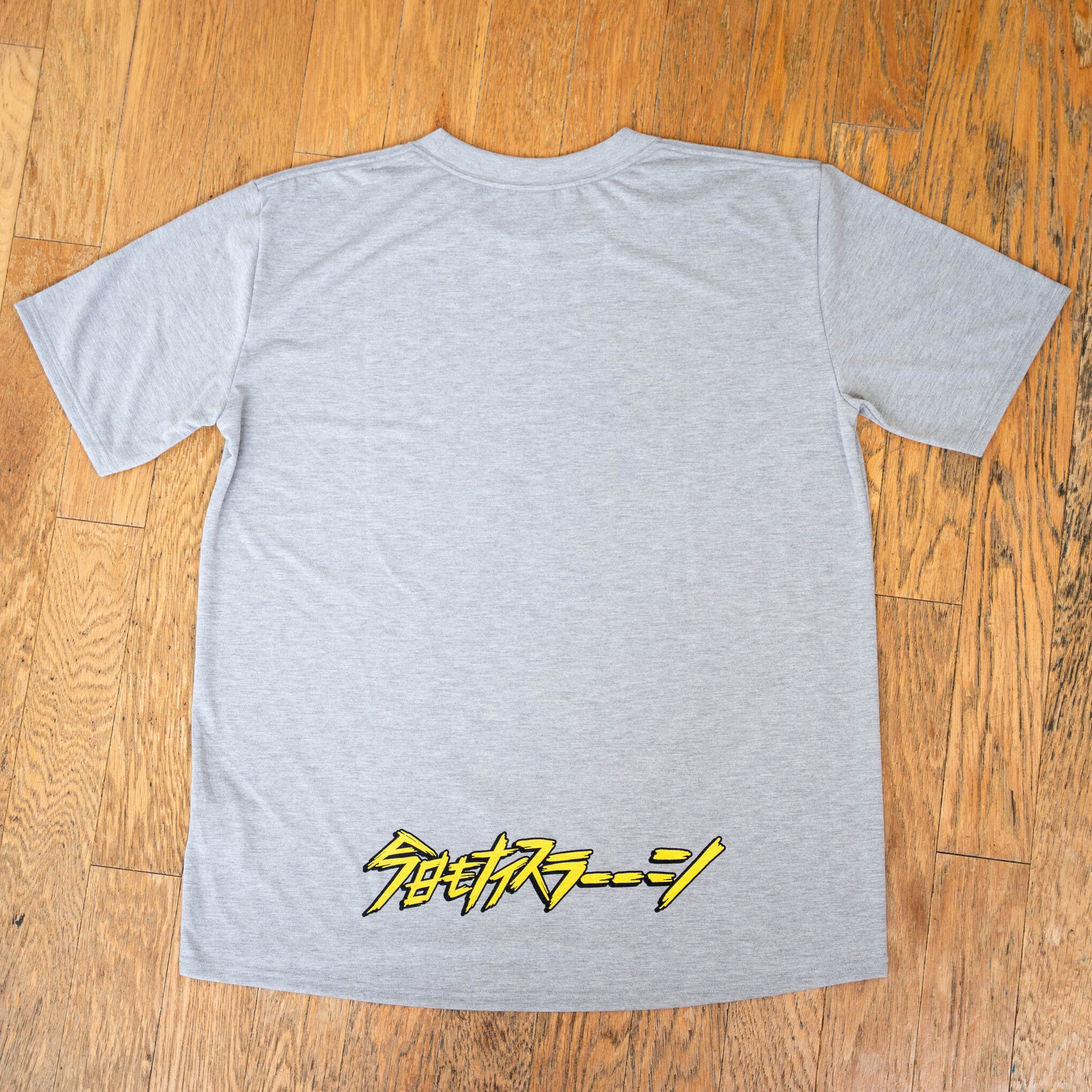 ランラジ Original Tee (Vintage-style Print / Gray)