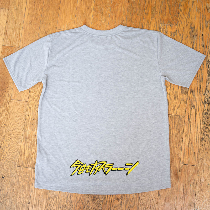 ランラジ Original Tee (Vintage-style Print / Gray)