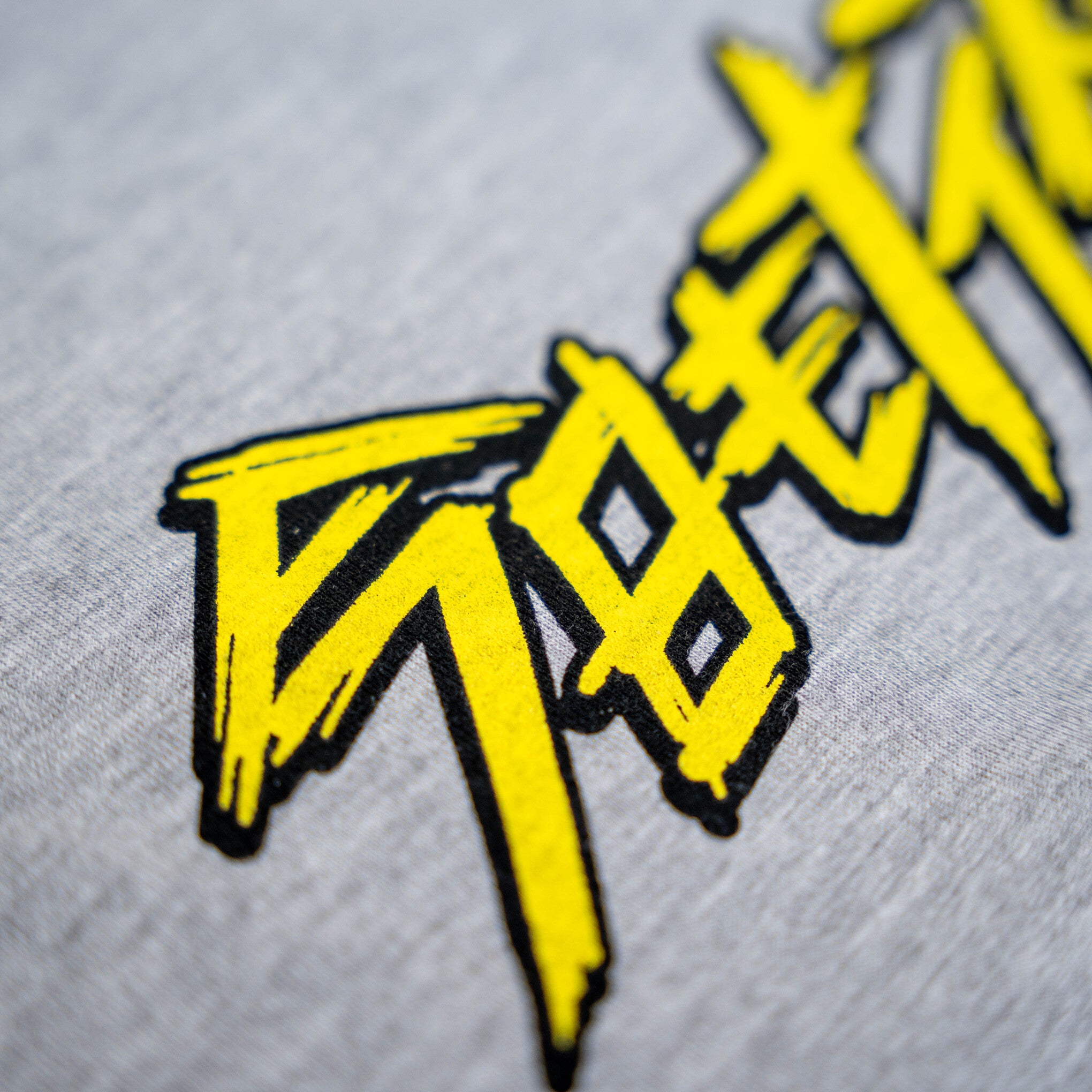 ランラジ Original Tee (Vintage-style Print / Gray)