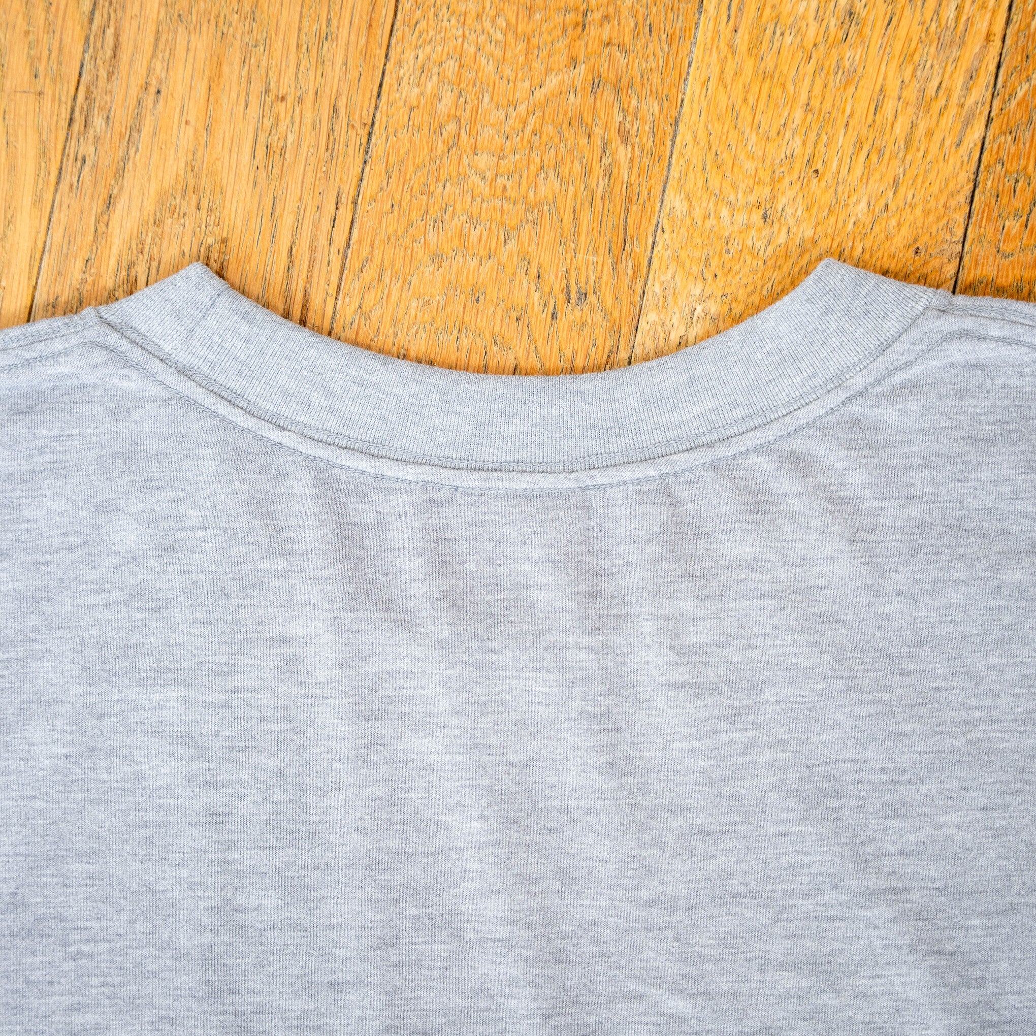 ランラジ Original Tee (Vintage-style Print / Gray)