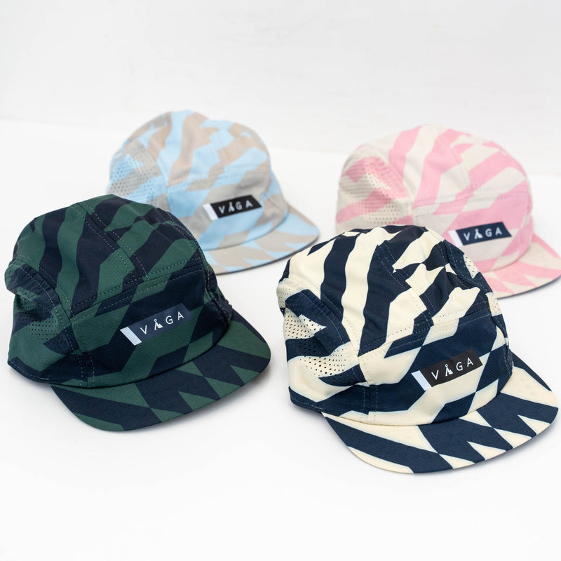 VAGA FEATHER RACING CAP (NAVY BLUE / RACING GREEN / NAVY BLUE)