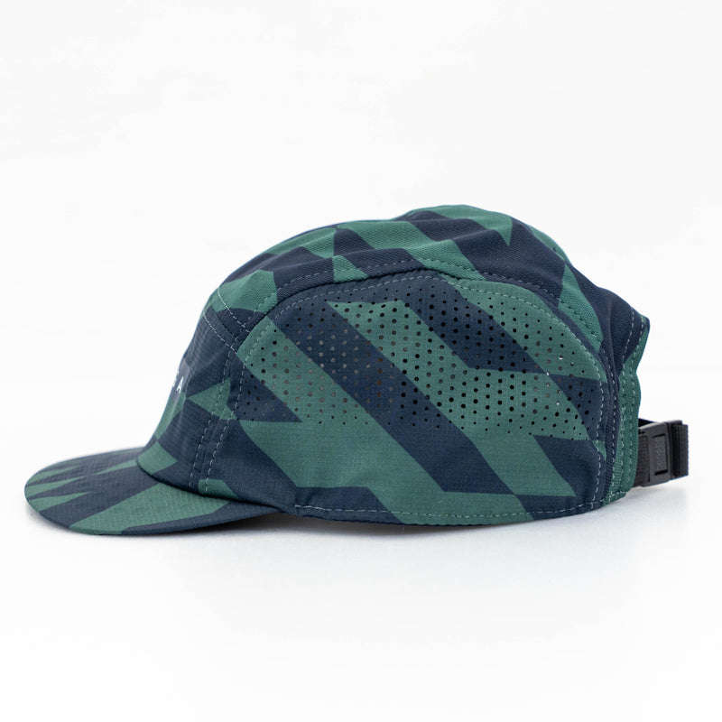VAGA FEATHER RACING CAP (NAVY BLUE / RACING GREEN / NAVY BLUE)