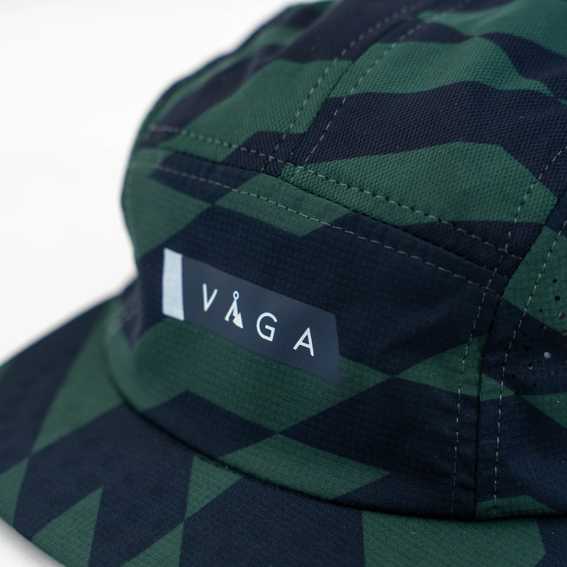 VAGA FEATHER RACING CAP (NAVY BLUE / RACING GREEN / NAVY BLUE)