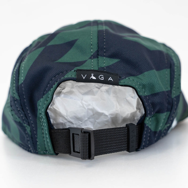 VAGA FEATHER RACING CAP (NAVY BLUE / RACING GREEN / NAVY BLUE)