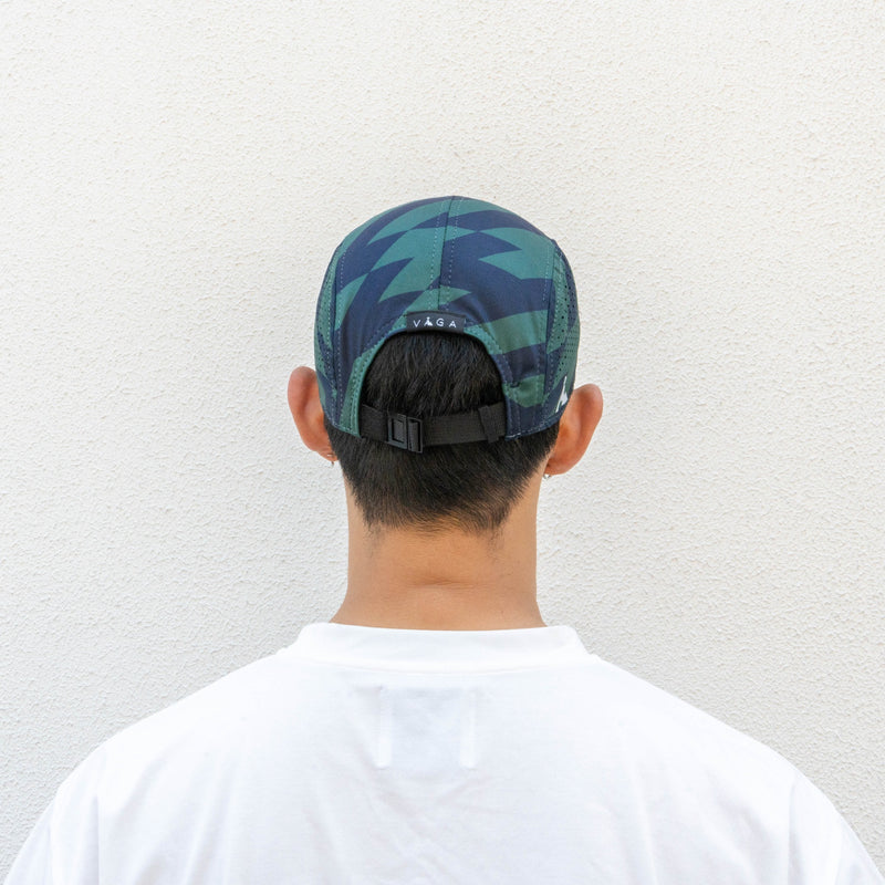VAGA FEATHER RACING CAP (NAVY BLUE / RACING GREEN / NAVY BLUE)