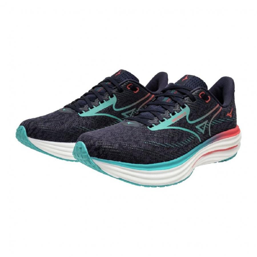 MIZUNO WAVE RIDER 29 (MENS) ダークネイビー×ブルー×ピンク – Runtrip