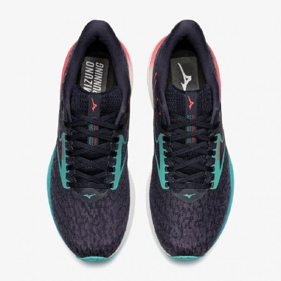 MIZUNO WAVE RIDER 29 (MENS) ダークネイビー×ブルー×ピンク – Runtrip