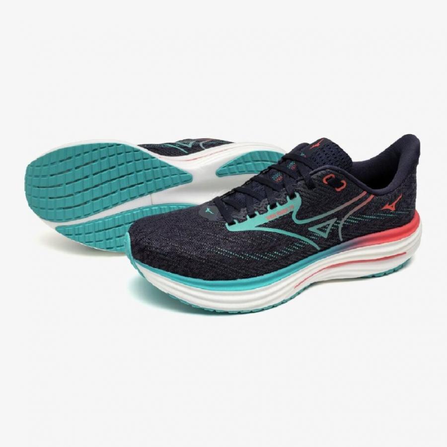 MIZUNO WAVE RIDER 29 (MENS) ダークネイビー×ブルー×ピンク