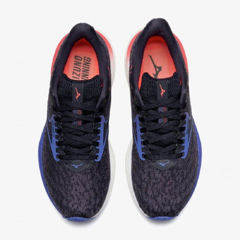 MIZUNO WAVE RIDER 29 (WOMENS) ダークネイビー×パープル×ピンク