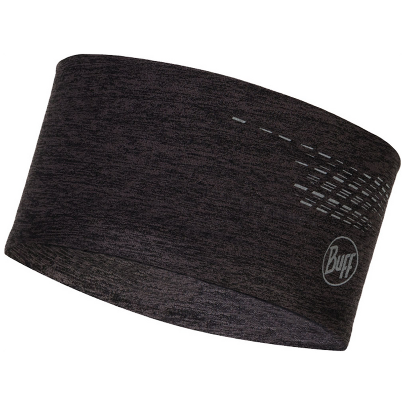 BUFF DRYFLX HEADBAND (SOLID BLACK /  Reflector Print)