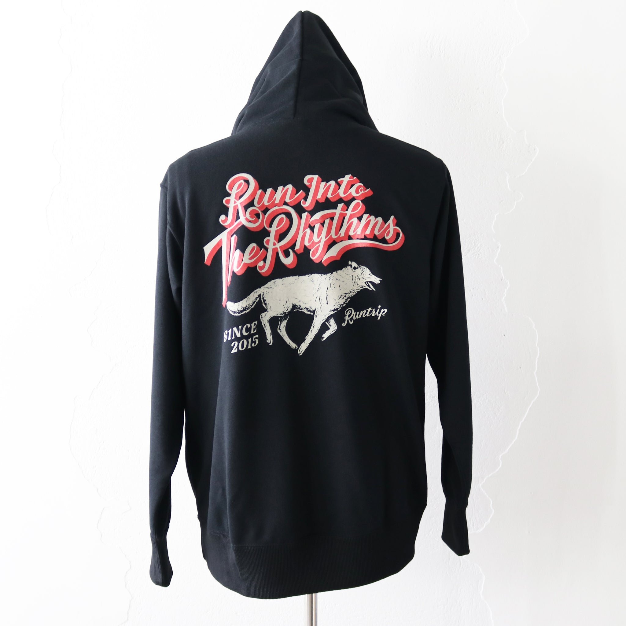 Run Into The Rhythms Zipup Hooded Jacket