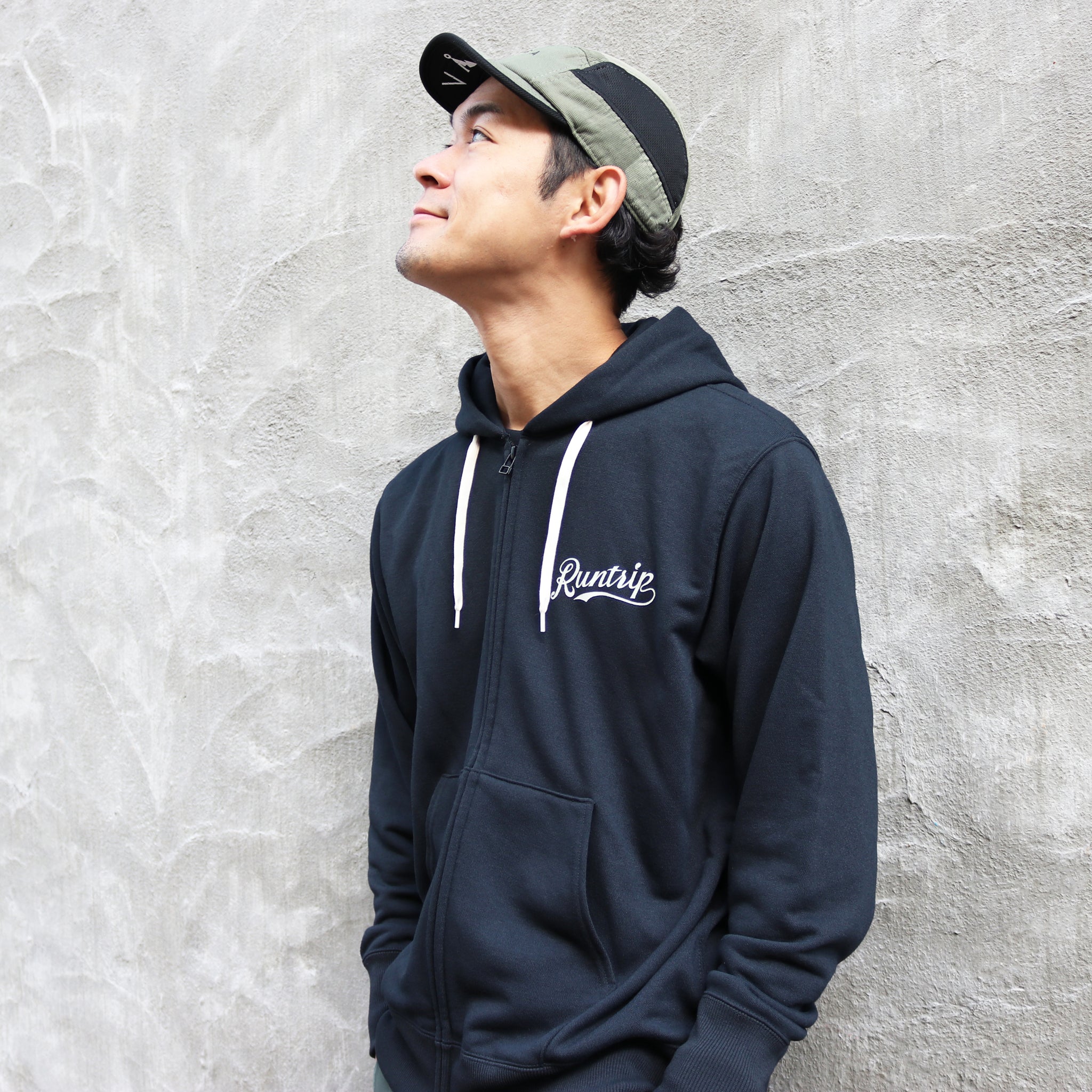 Run Into The Rhythms Zipup Hooded Jacket