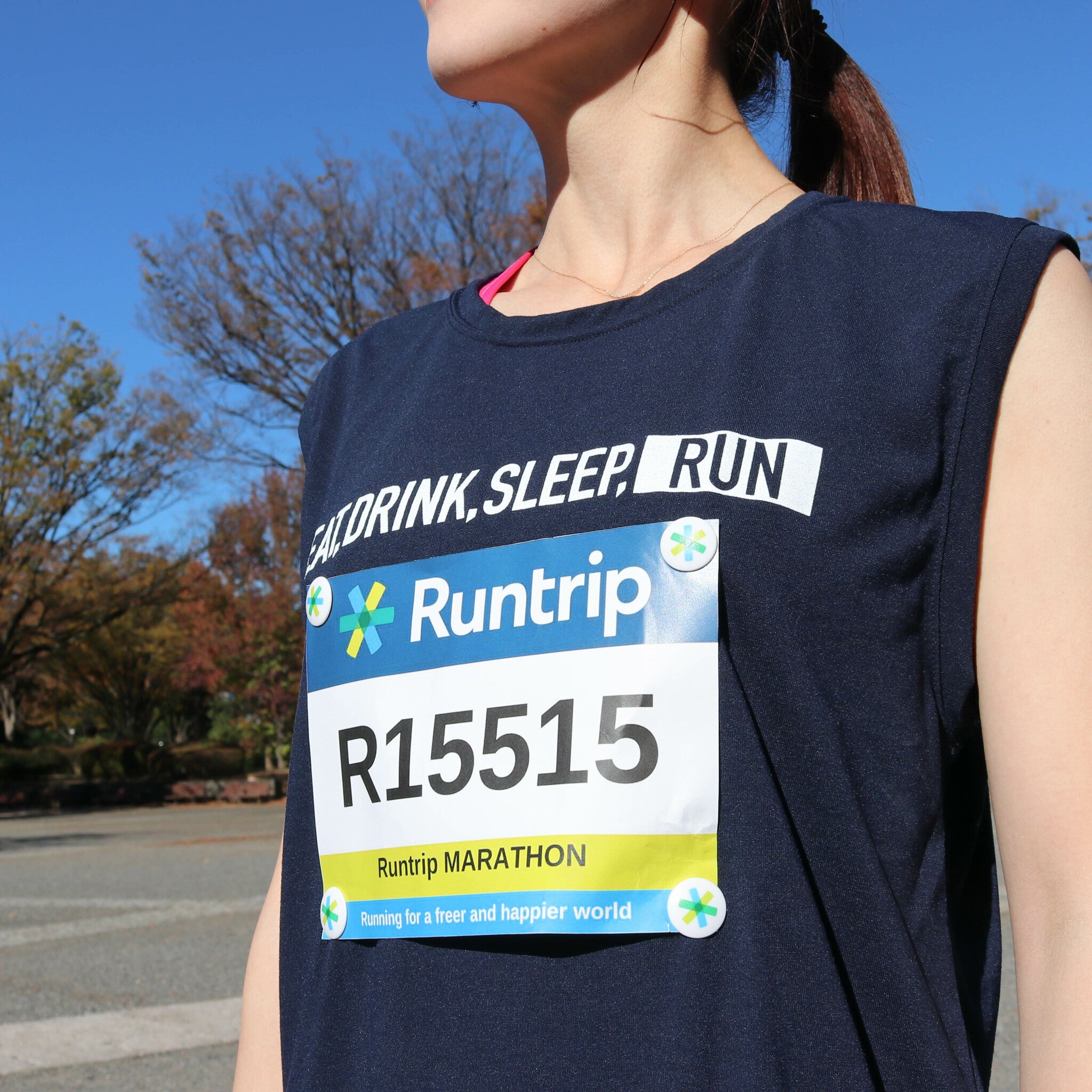 Runtrip Original ゼッケンホルダー（4個セット）