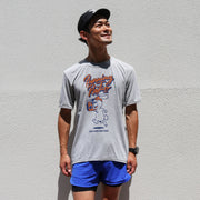 ランラジ Running Rabbit Tee (Gray)　予約特典ステッカー付き