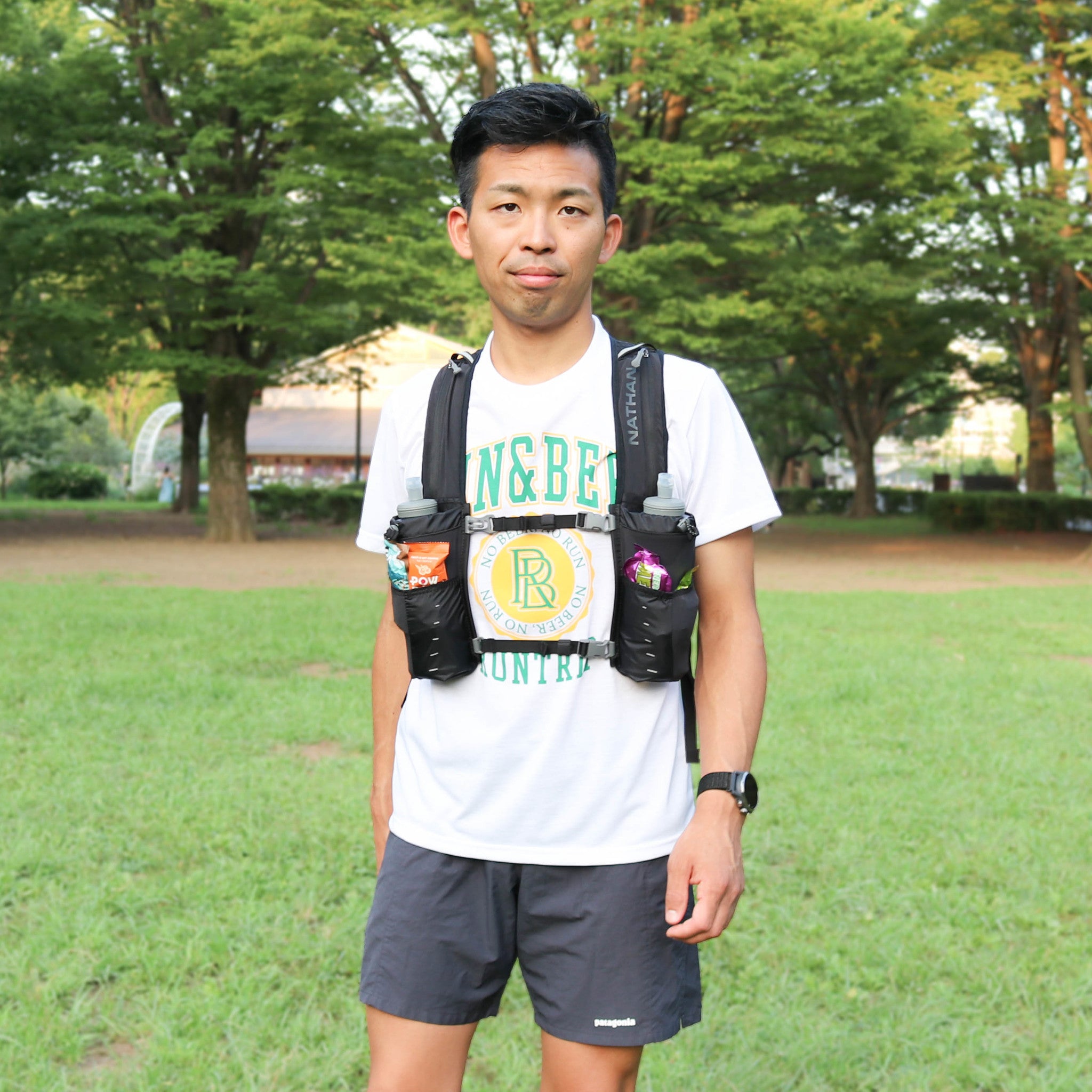 NATHAN | TrailMix 12L JP (All Black) – Runtrip Store