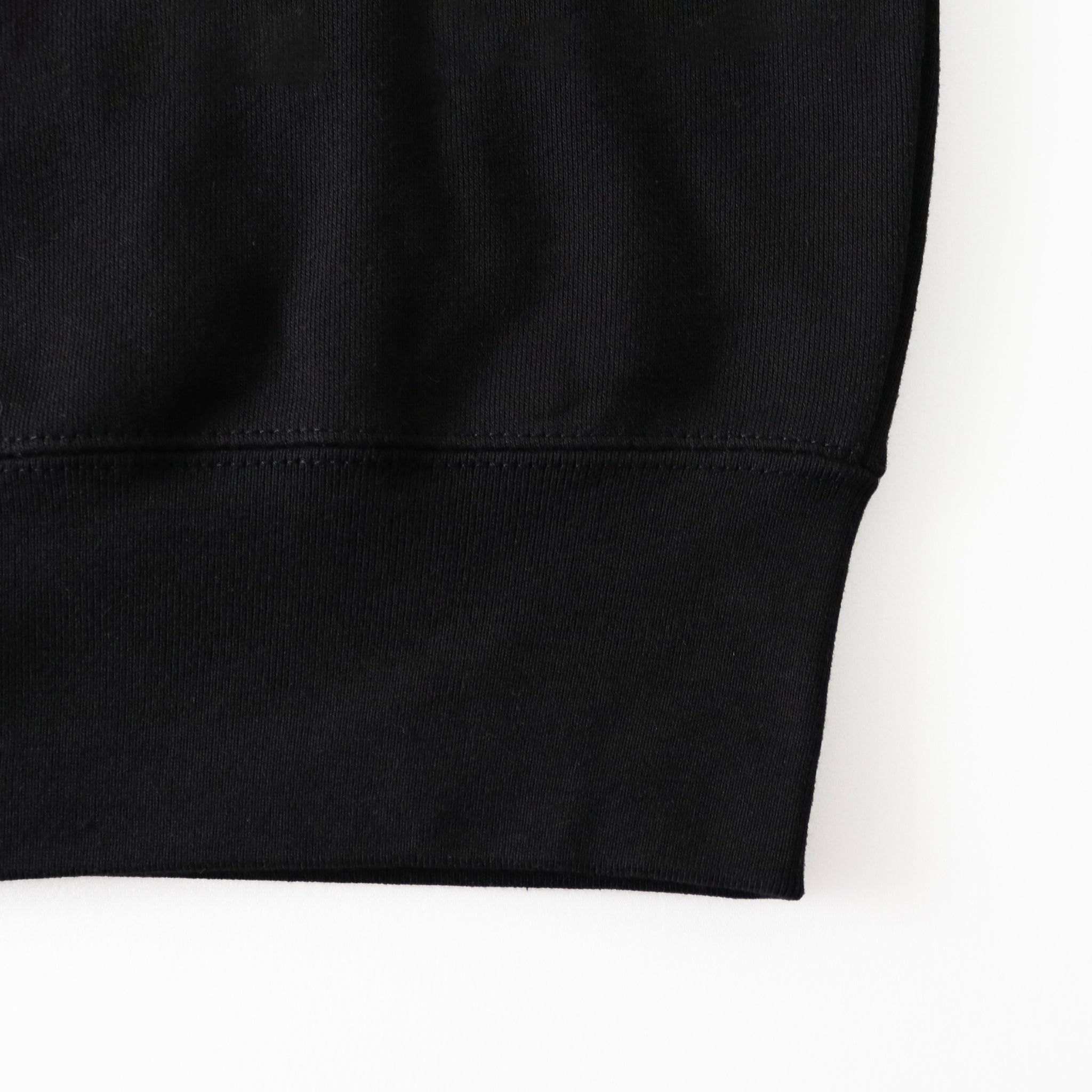 Runtrip Logo Patch Full Zip Hoodie (Black) 