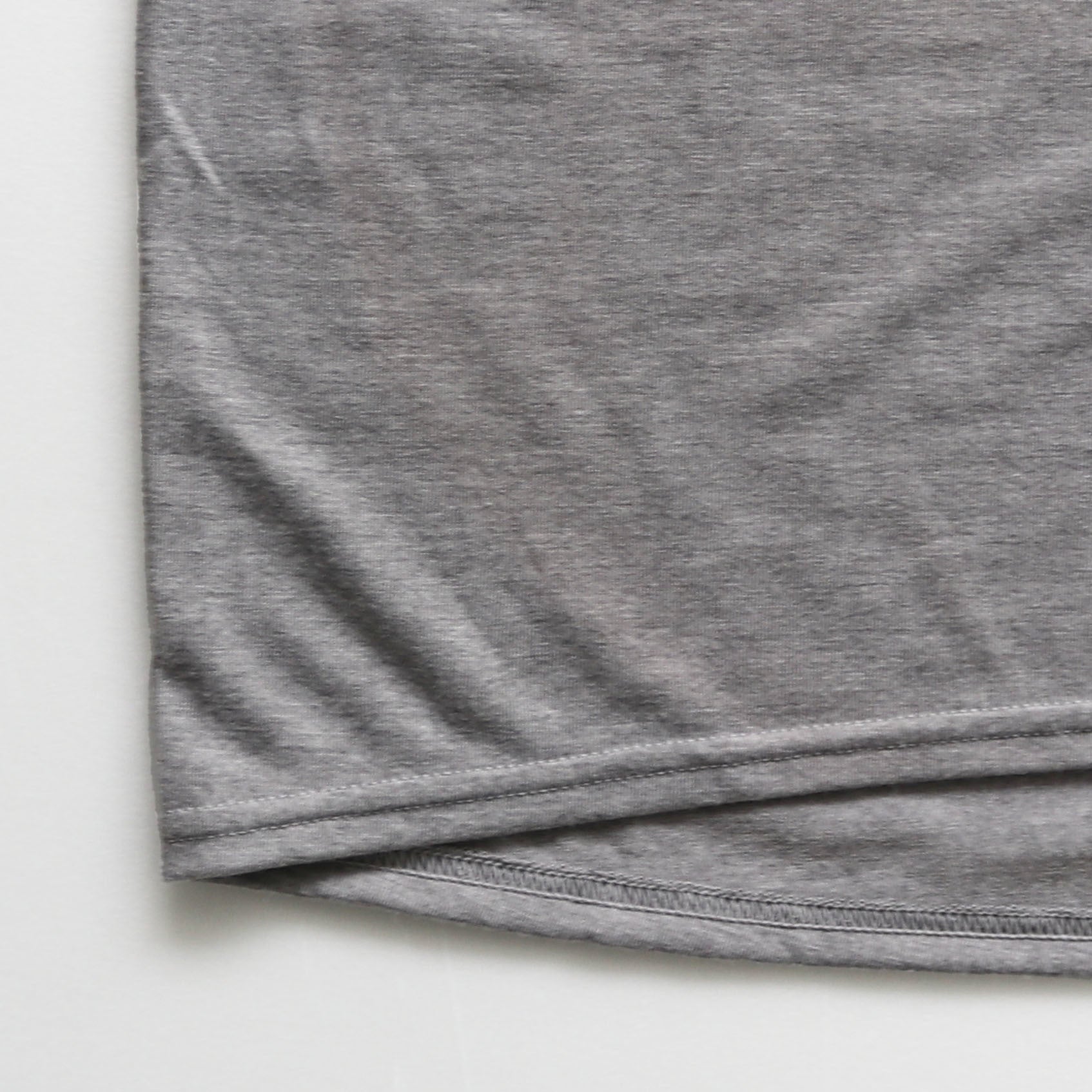 EAT DRINK SLEEP RUN / STREET Long-Sleeve Tee Vertical Mono (Gray)