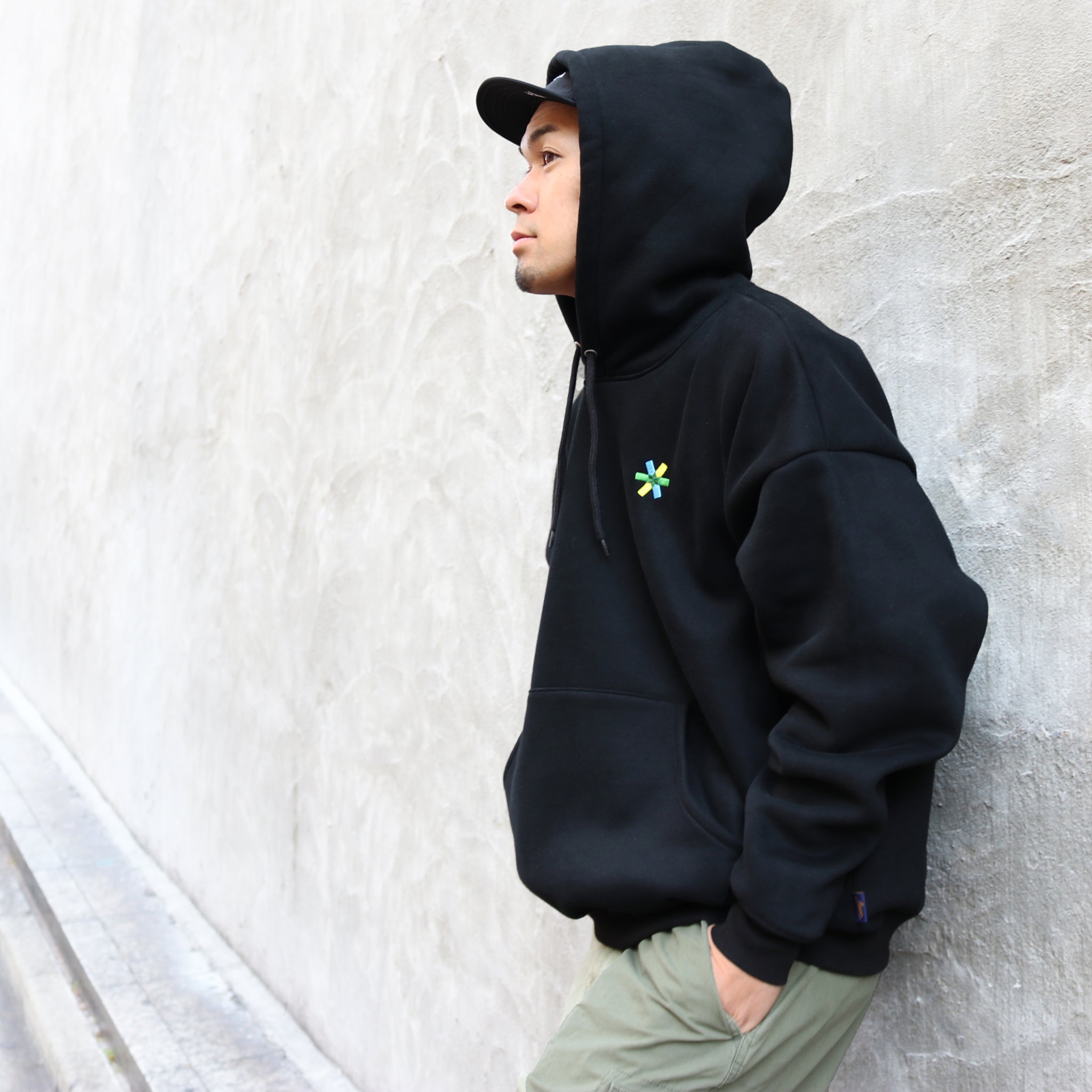 Runtrip Oversized Hoodie (Black)