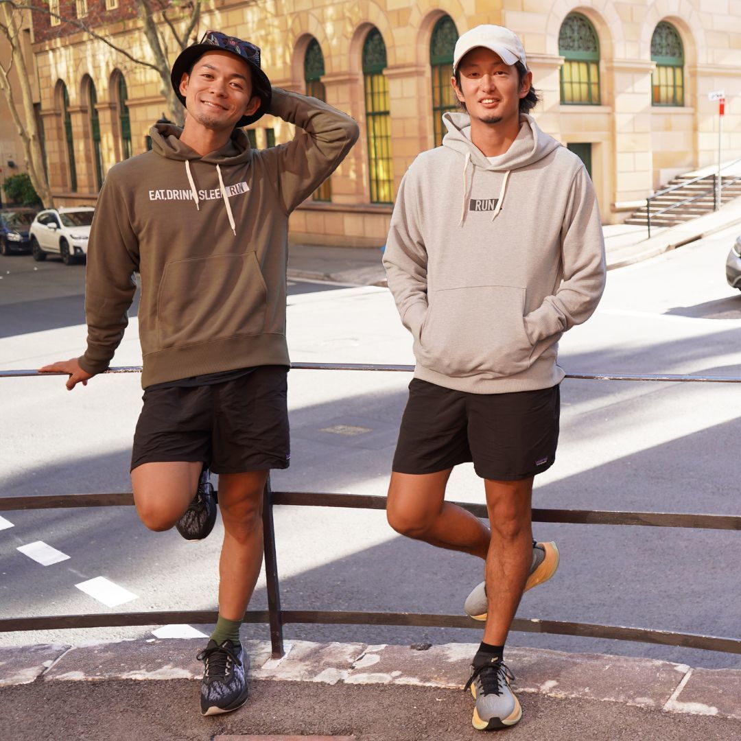 EAT DRINK SLEEP RUN / “STREET” RUN. Hoodie (Gray)