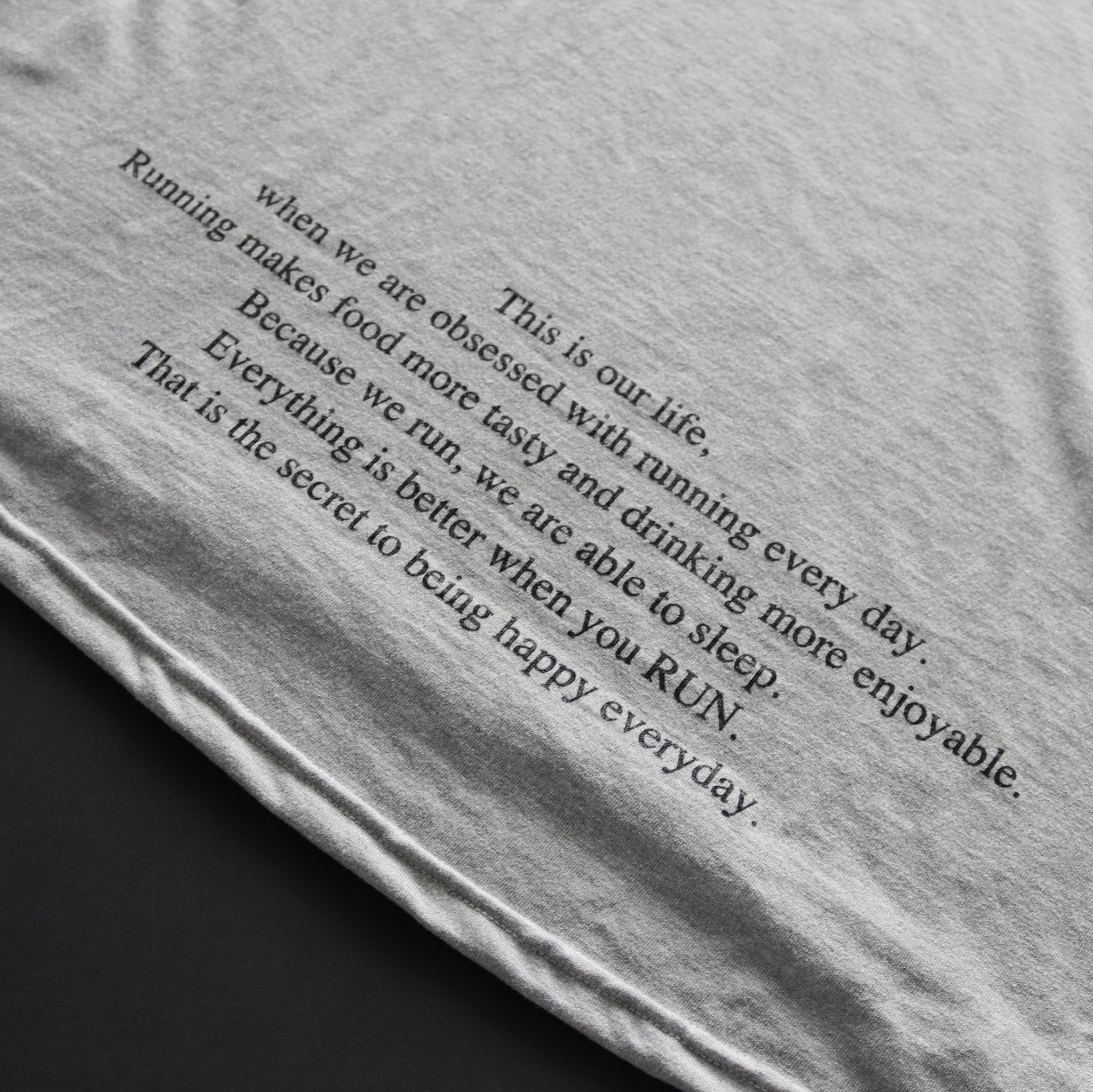 EAT DRINK SLEEP RUN / STREET Long-Sleeve Tee (BROWN Camo/Gray)