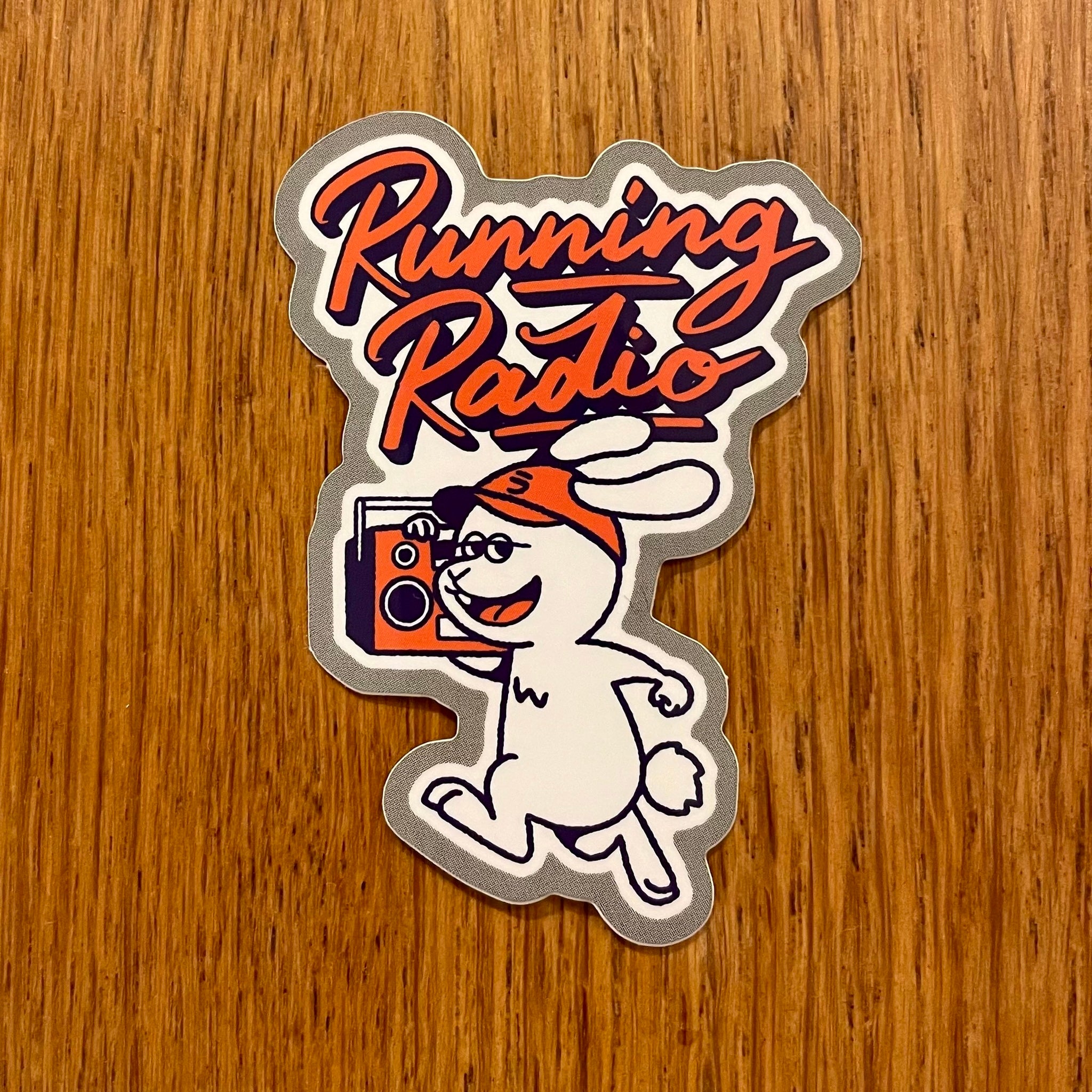 ランラジ Running Rabbit Tee (Gray)　予約特典ステッカー付き