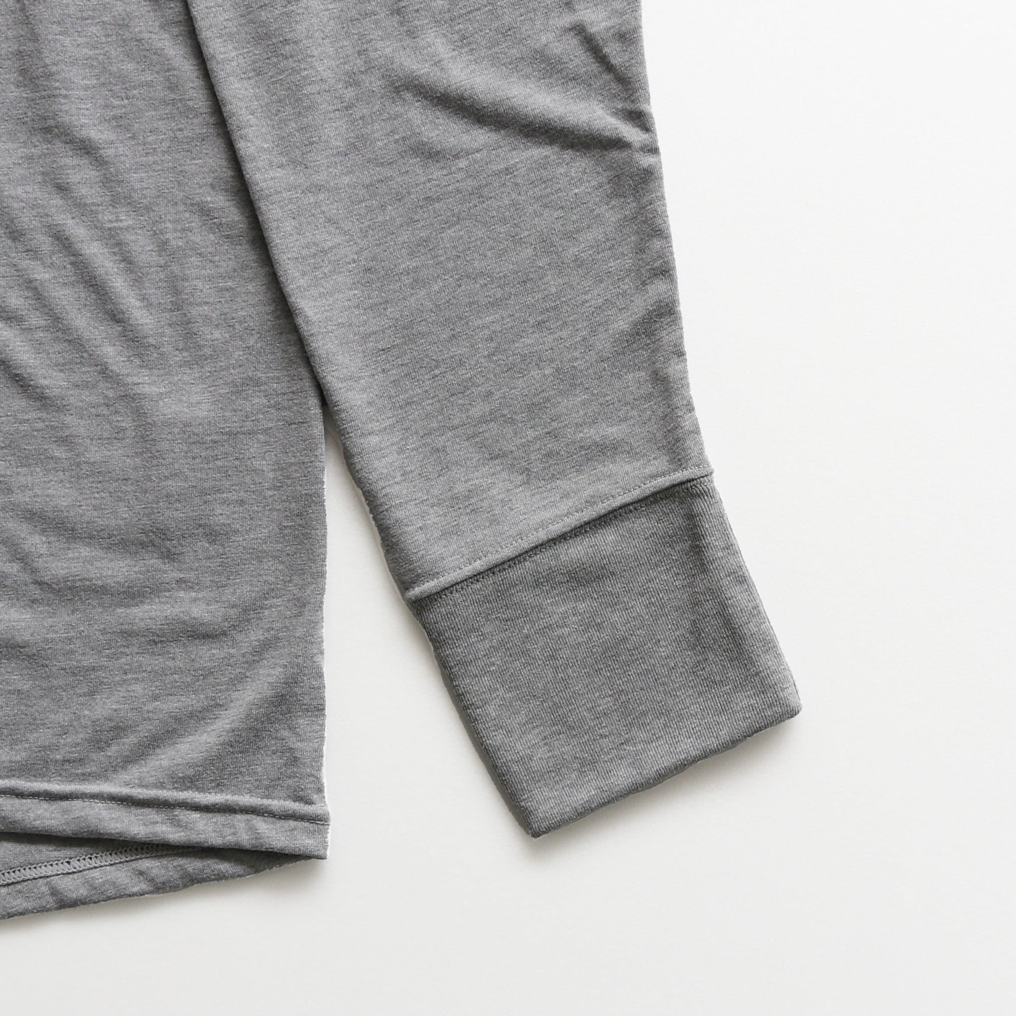 EAT DRINK SLEEP RUN / STREET Long-Sleeve Tee Vertical Mono (Gray)