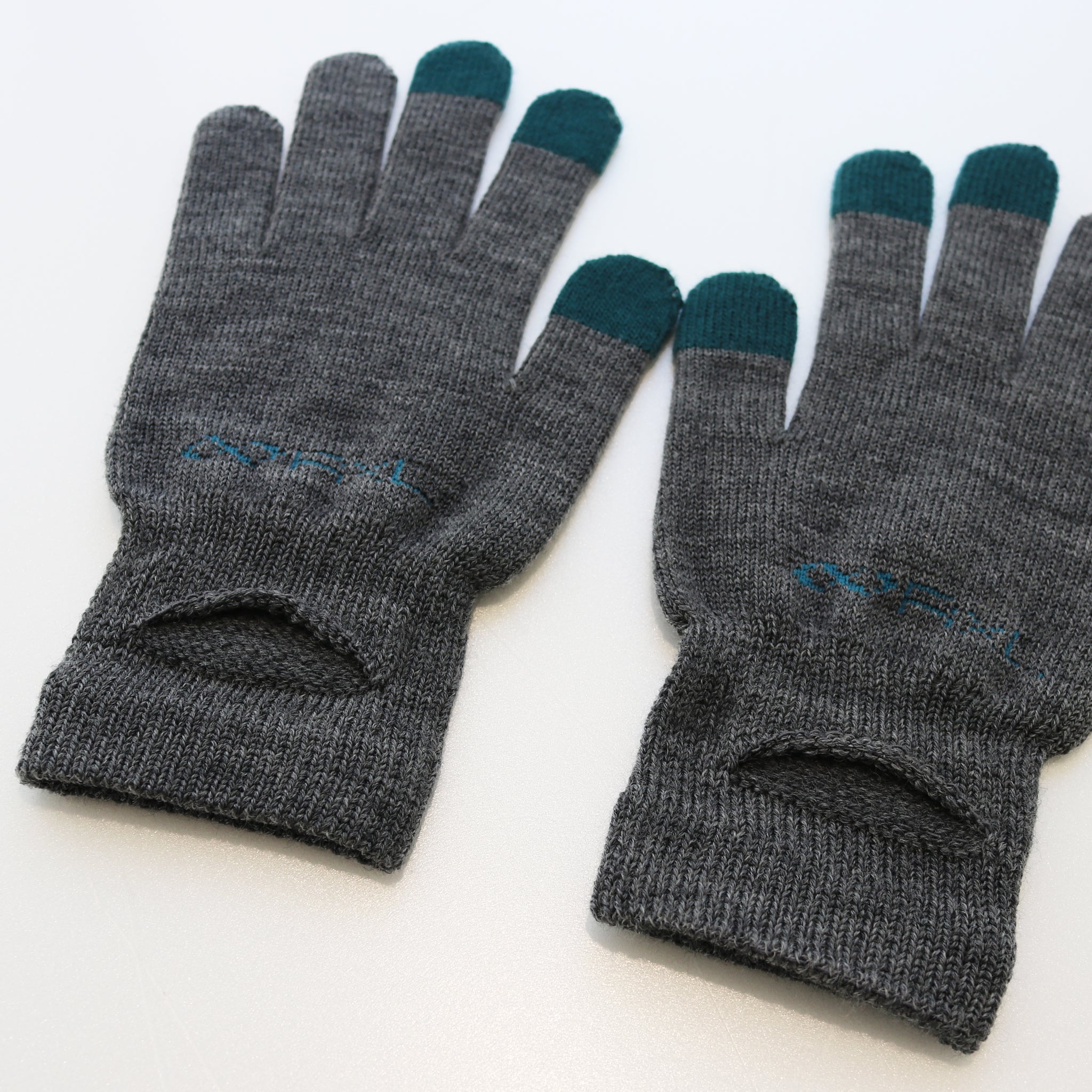 R×L｜メリノグローブ ミッド （チャコール/グリーン）