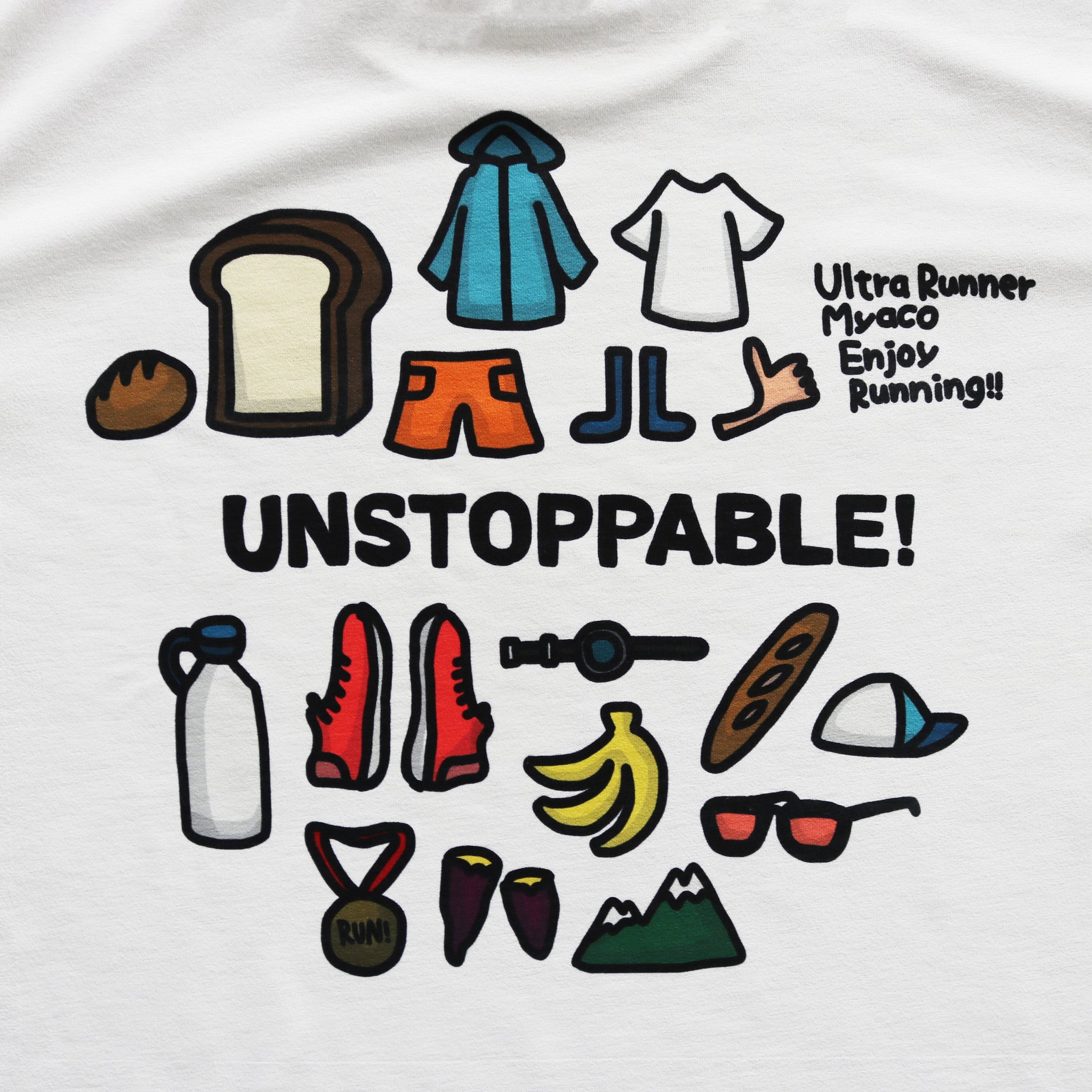 Enjoy Running with Myaco Long-Sleeve Tee