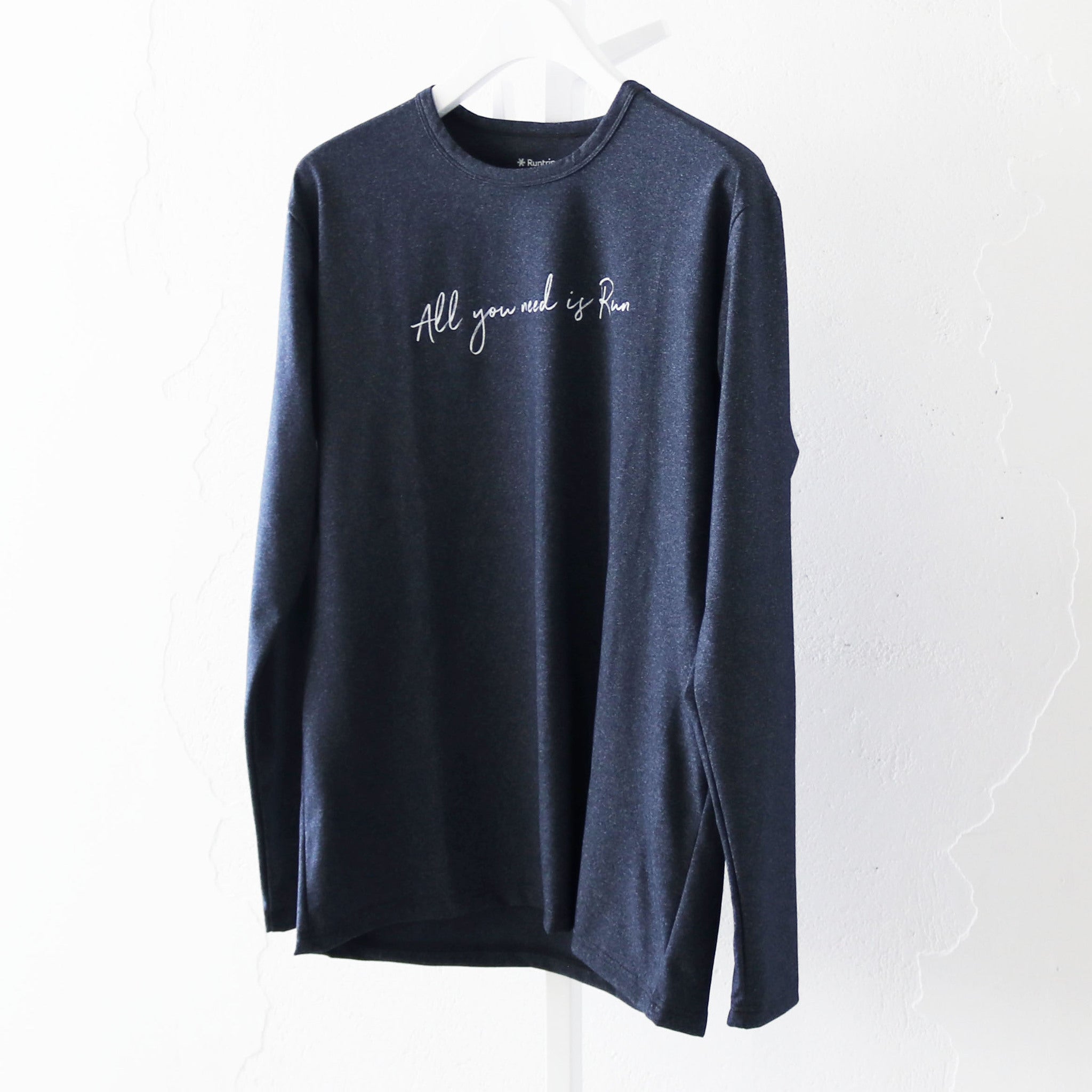 All you need is Run Long-sleeve Tee (Navy)