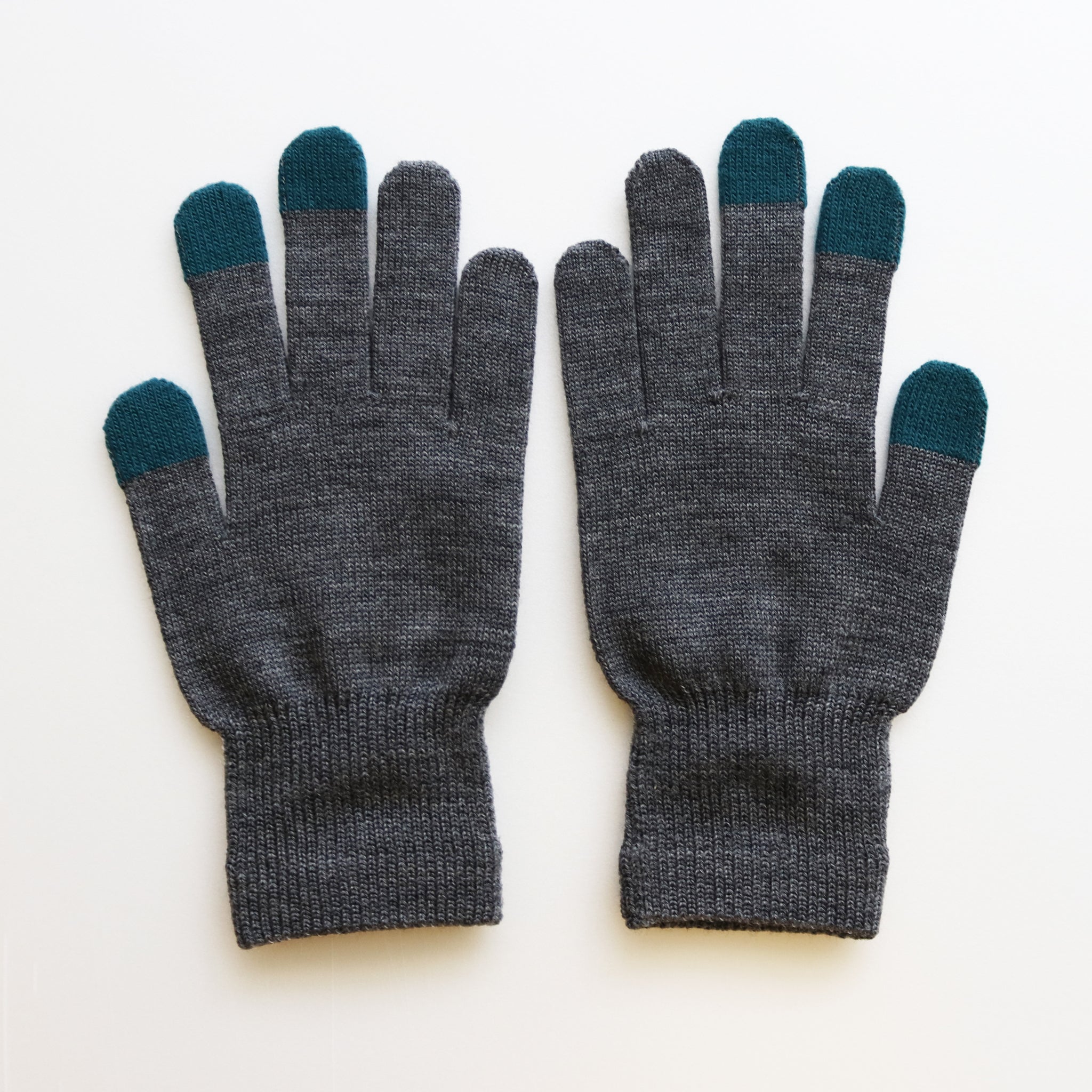 R×L｜メリノグローブ ミッド （チャコール/グリーン）