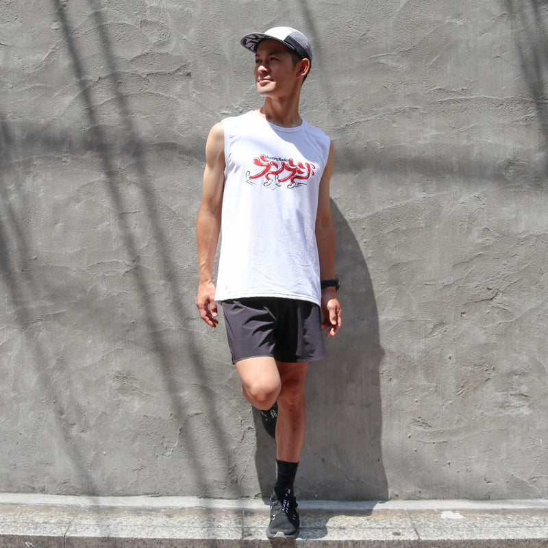 ランラジ Original Sleeve-less Tee